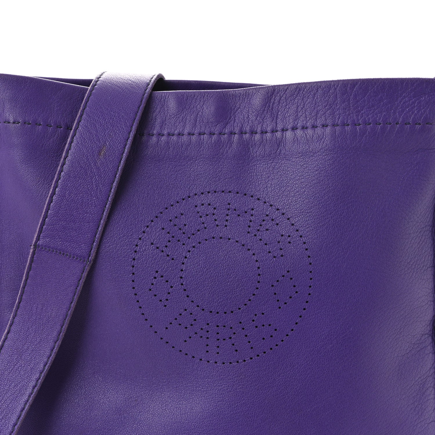 Lambskin Clou De Selle Pouch Crocus