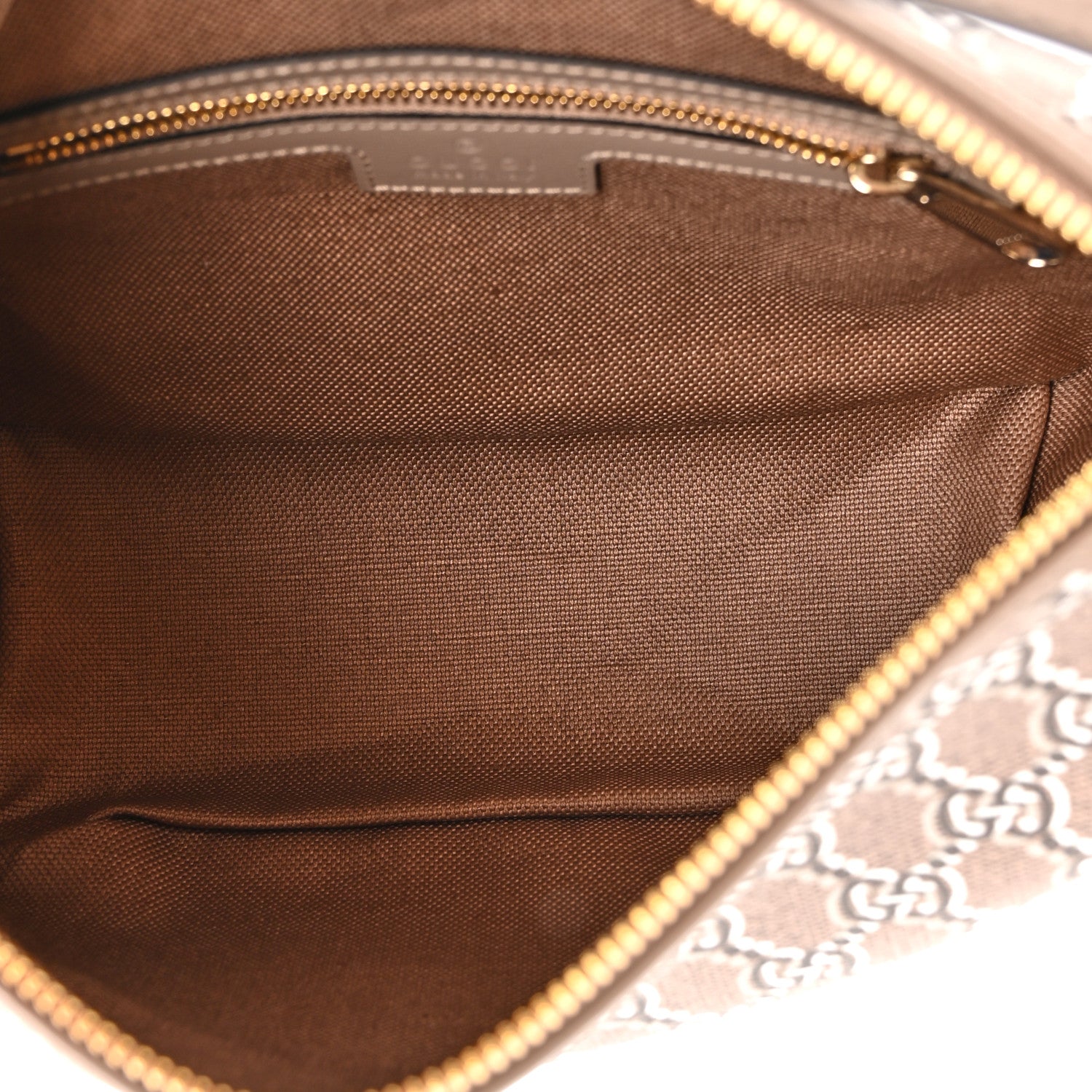 GG Shadow Monogram Super Mini Ophidia Shoulder Bag Taupe