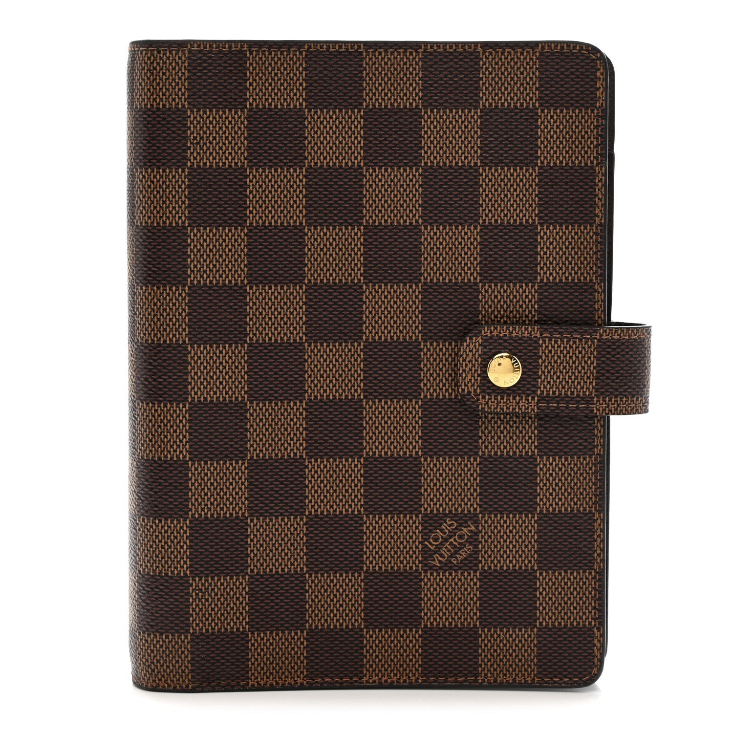 Damier Ebene Medium Ring Agenda Cover