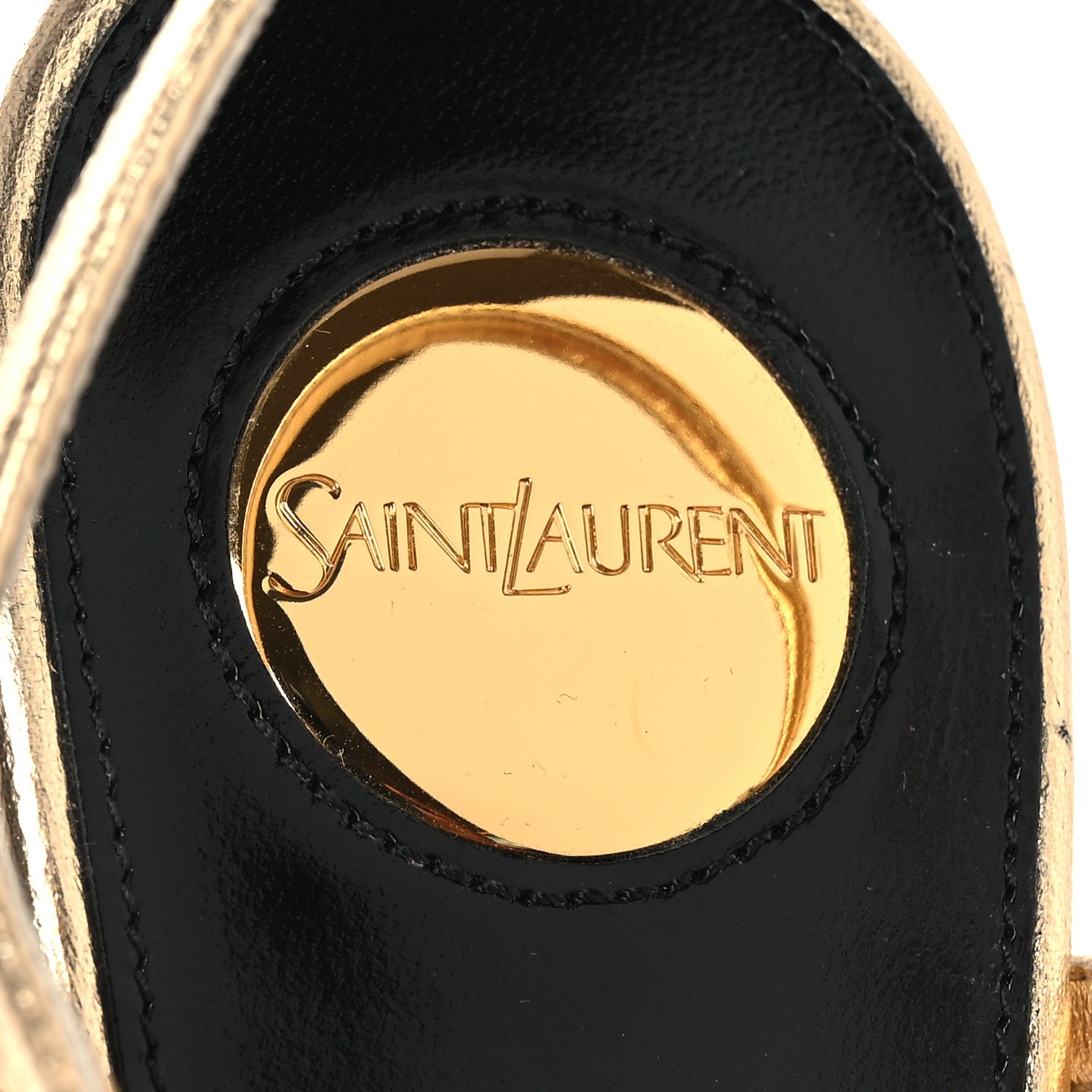 Metallic Debbie Platform Sandal 37.5 Gold
