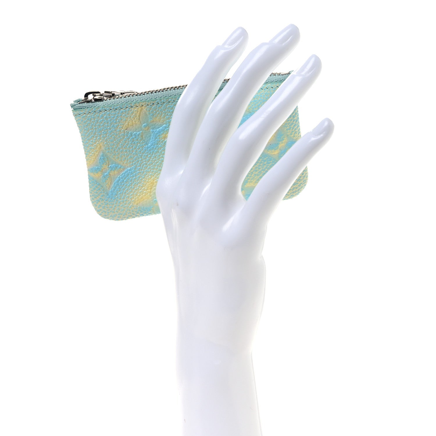 Empreinte Monogram Summer Stardust Key Pouch Water Green