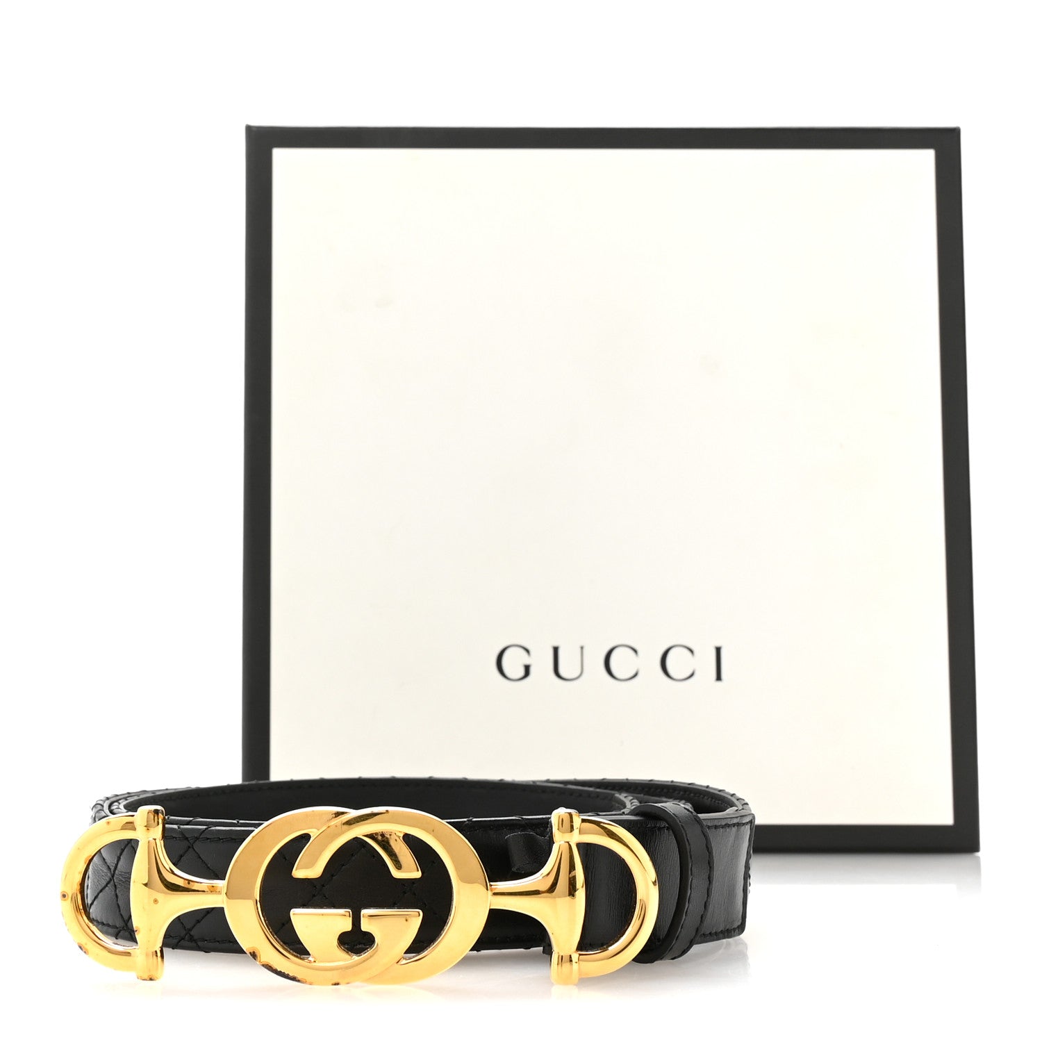 Calfskin Trapuntata Zumi Belt 100 40 Black
