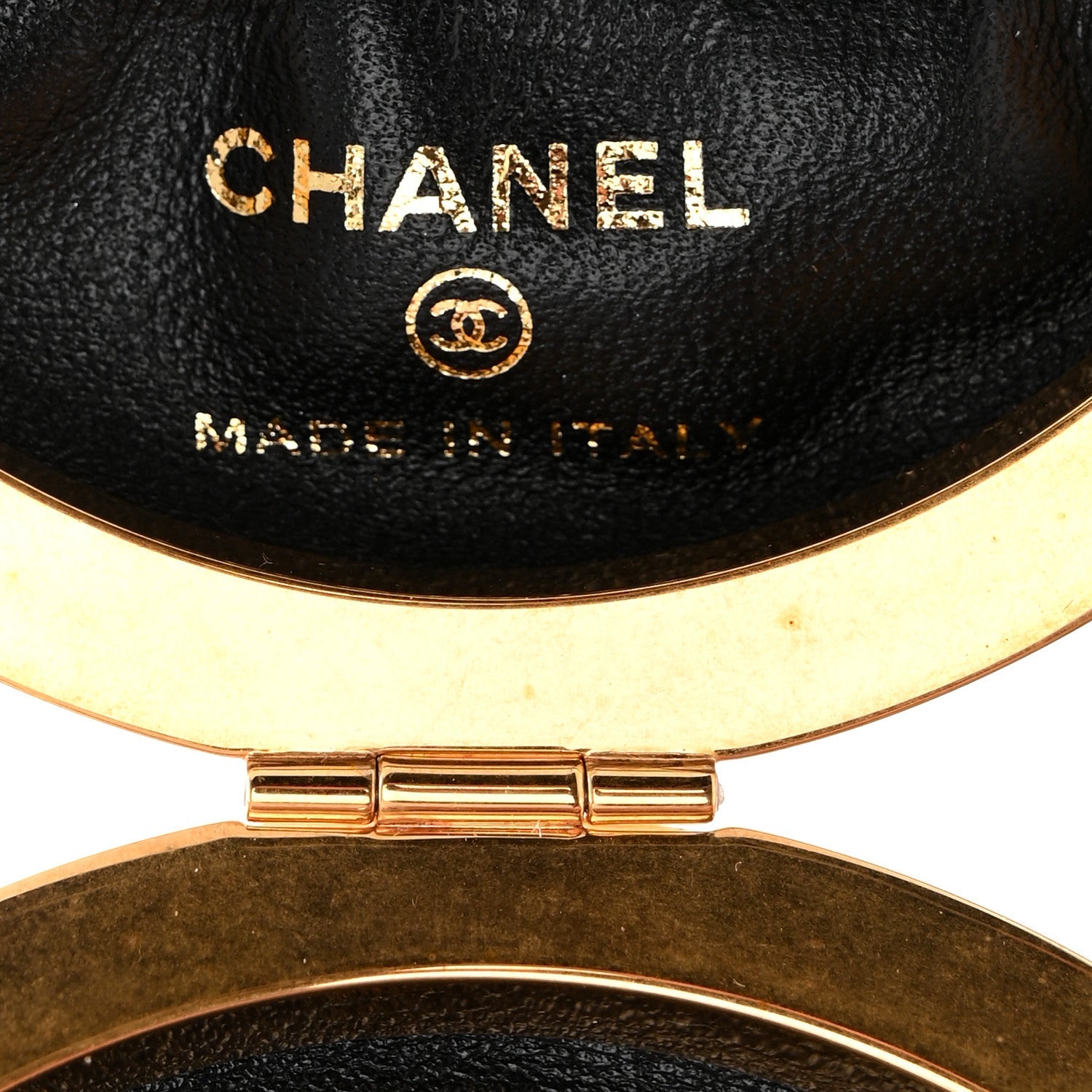 Lambskin Quilted Sphere Minaudiere Chain Clutch Black