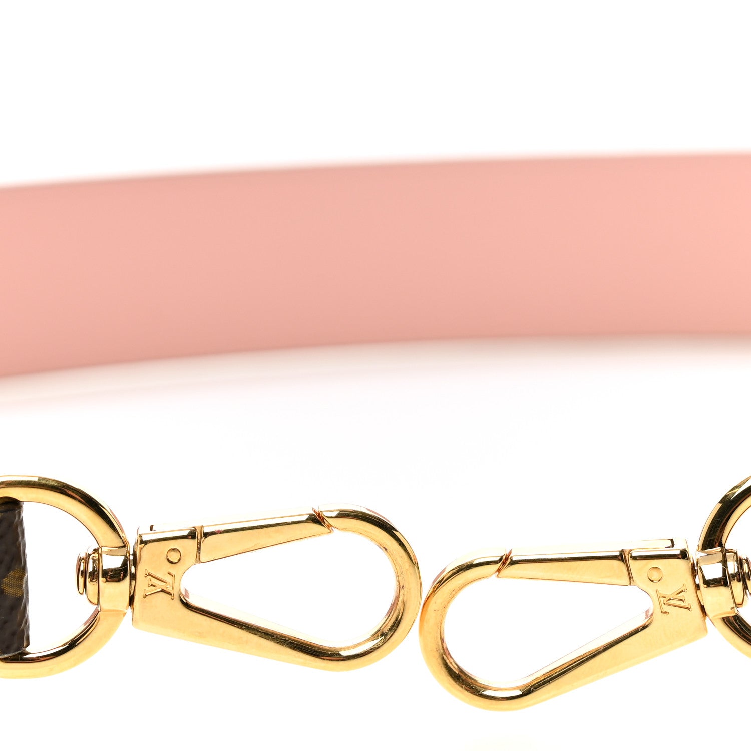 Monogram Bandouliere Shoulder Strap Rose Poudre