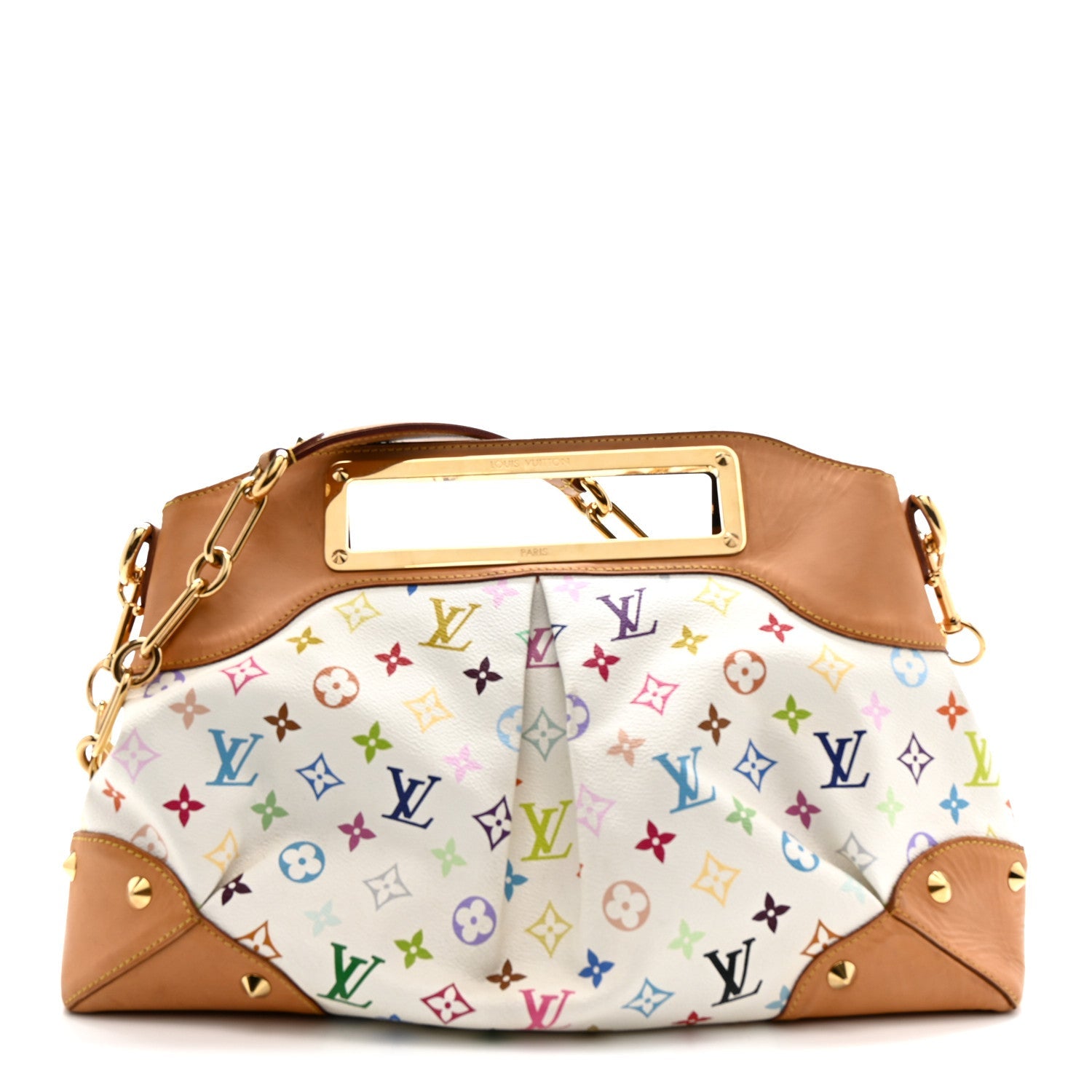 Monogram Multicolor Judy GM White