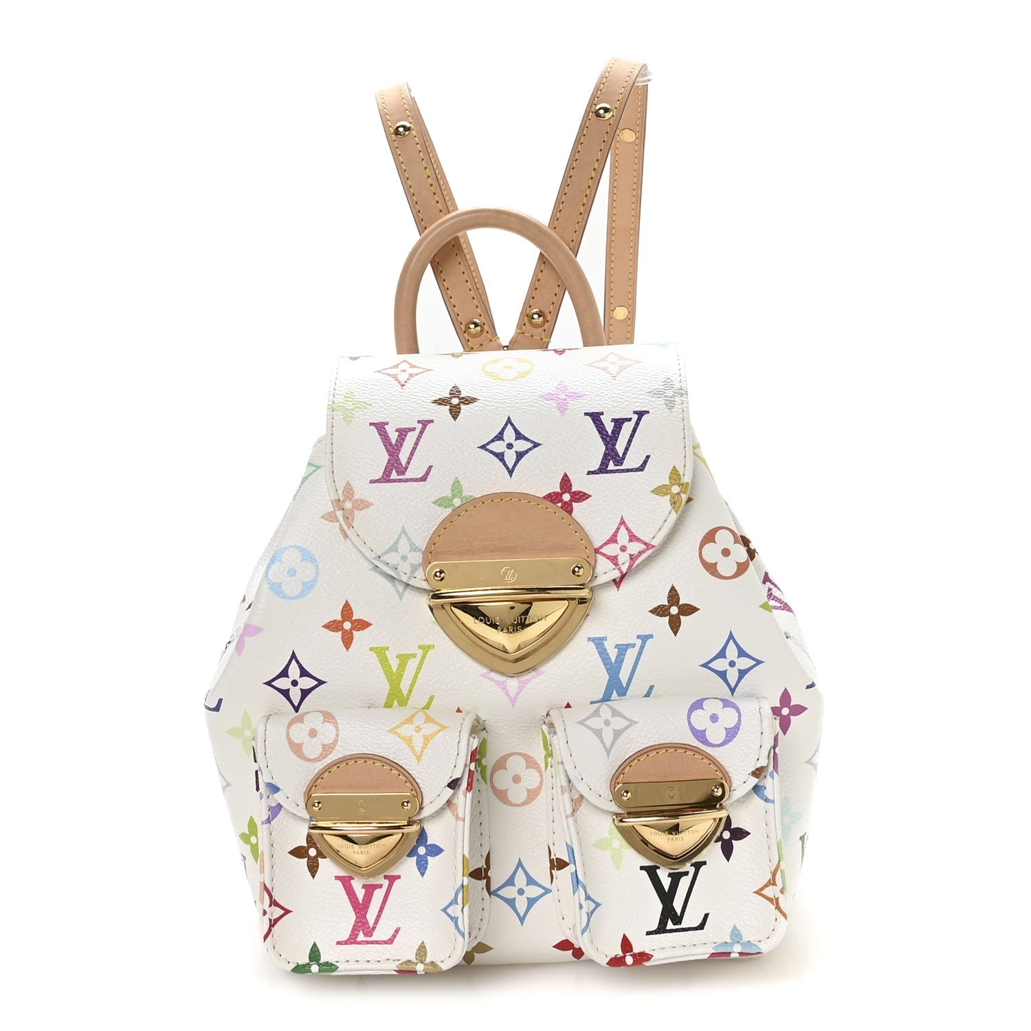 LV X TM Monogram Multicolor Venice Backpack White