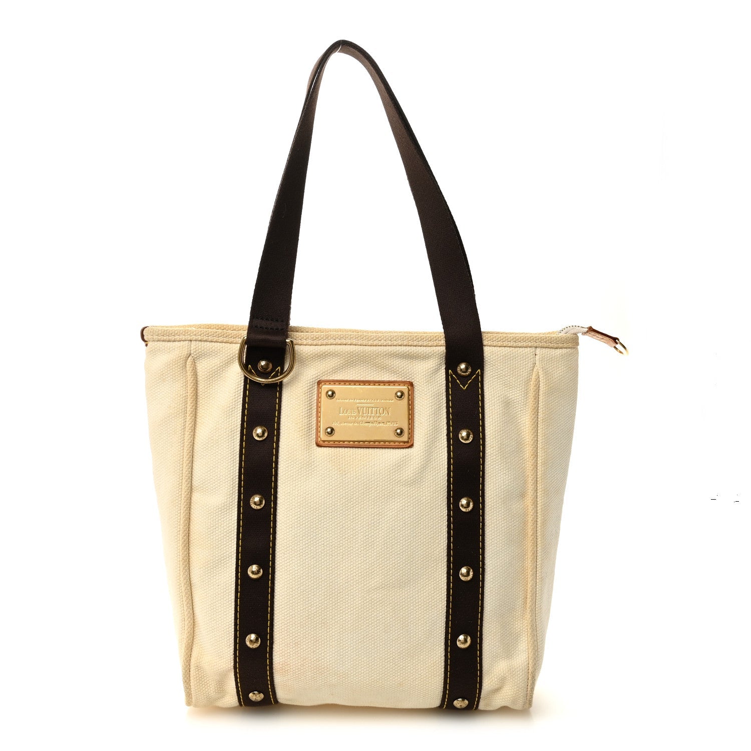 Toile Antigua Cabas MM Tote White