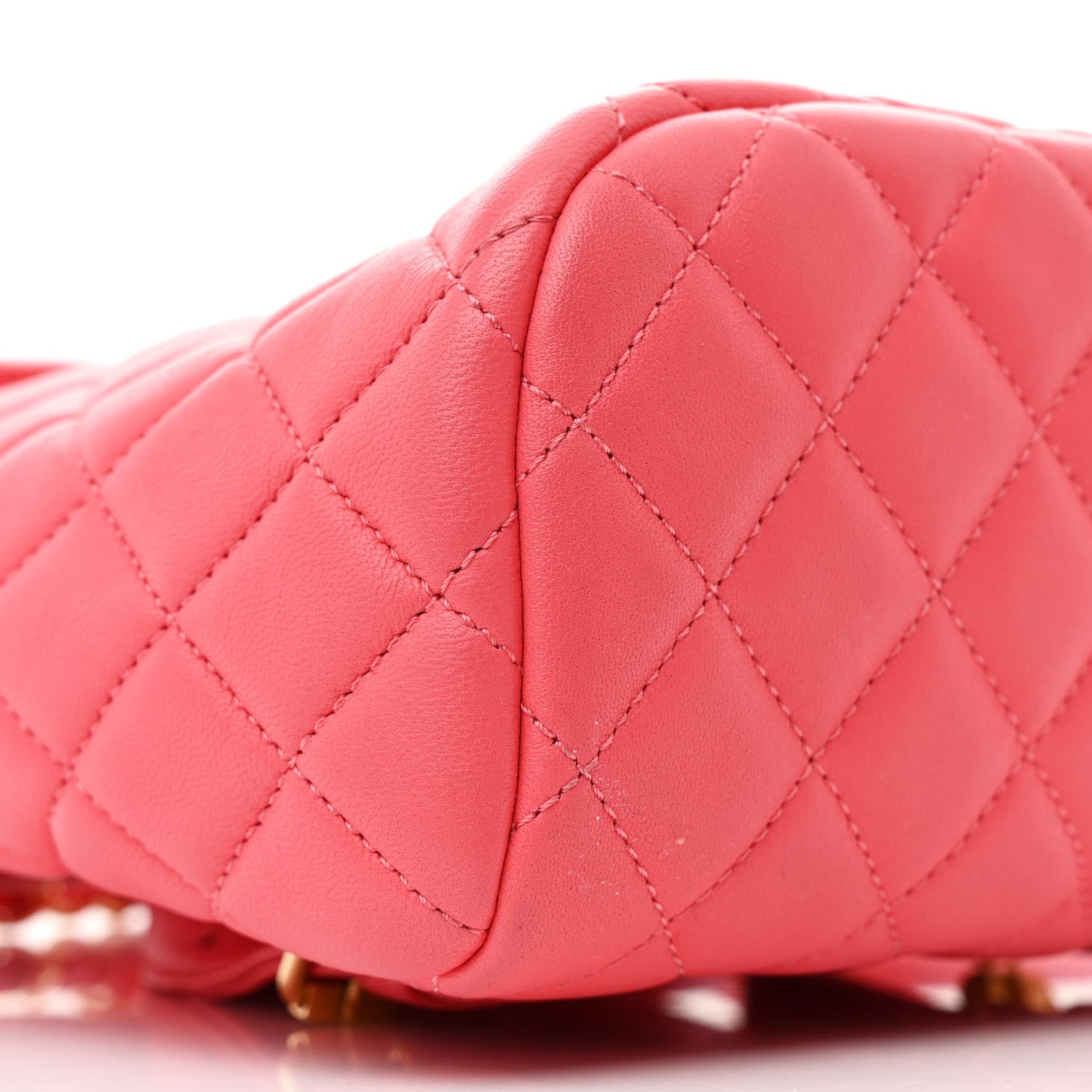 Lambskin Quilted Small Urban Spirit Backpack Dark Pink