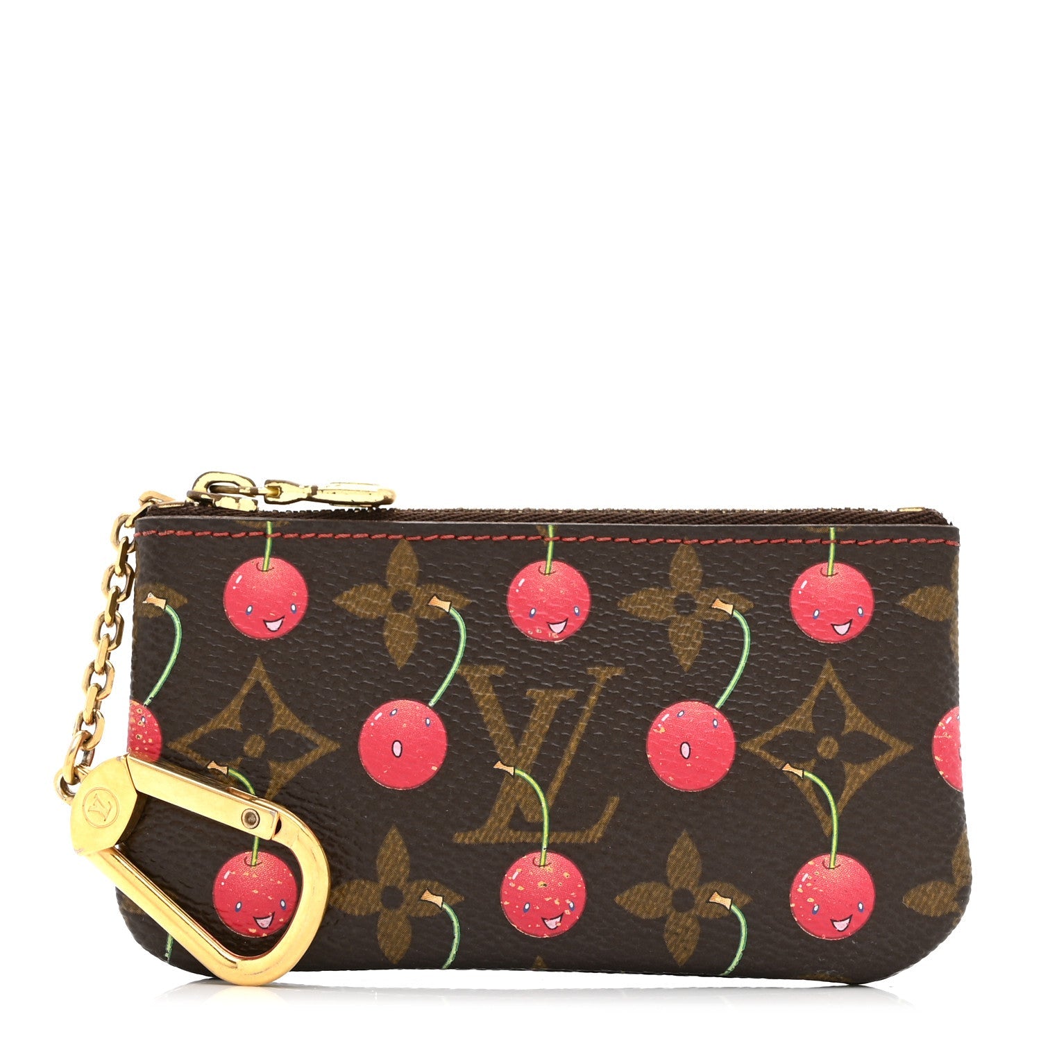 Monogram Cerises Key Pouch