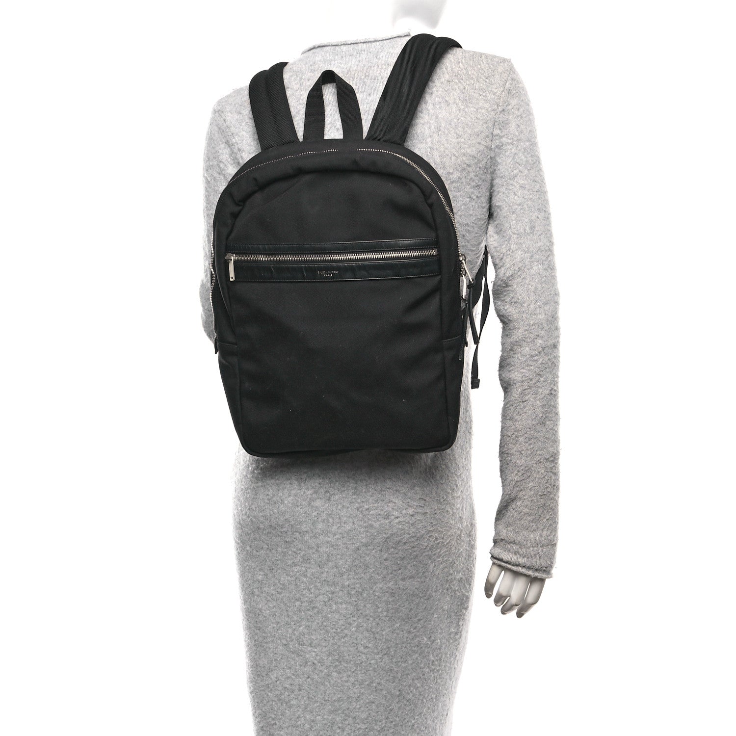 Canvas City Laptop Backpack Black