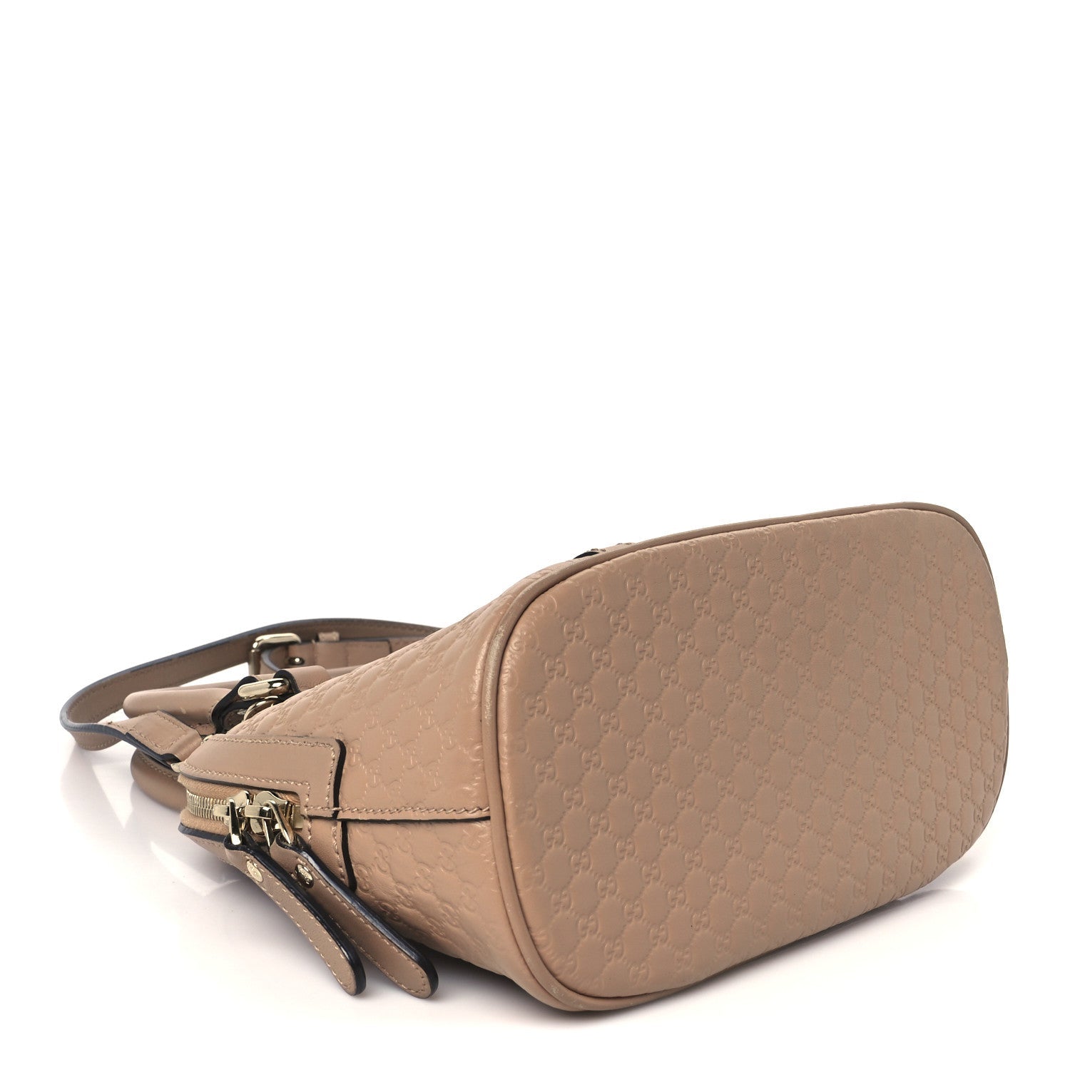 Soft Microguccissima Mini Dome Bag Camelia