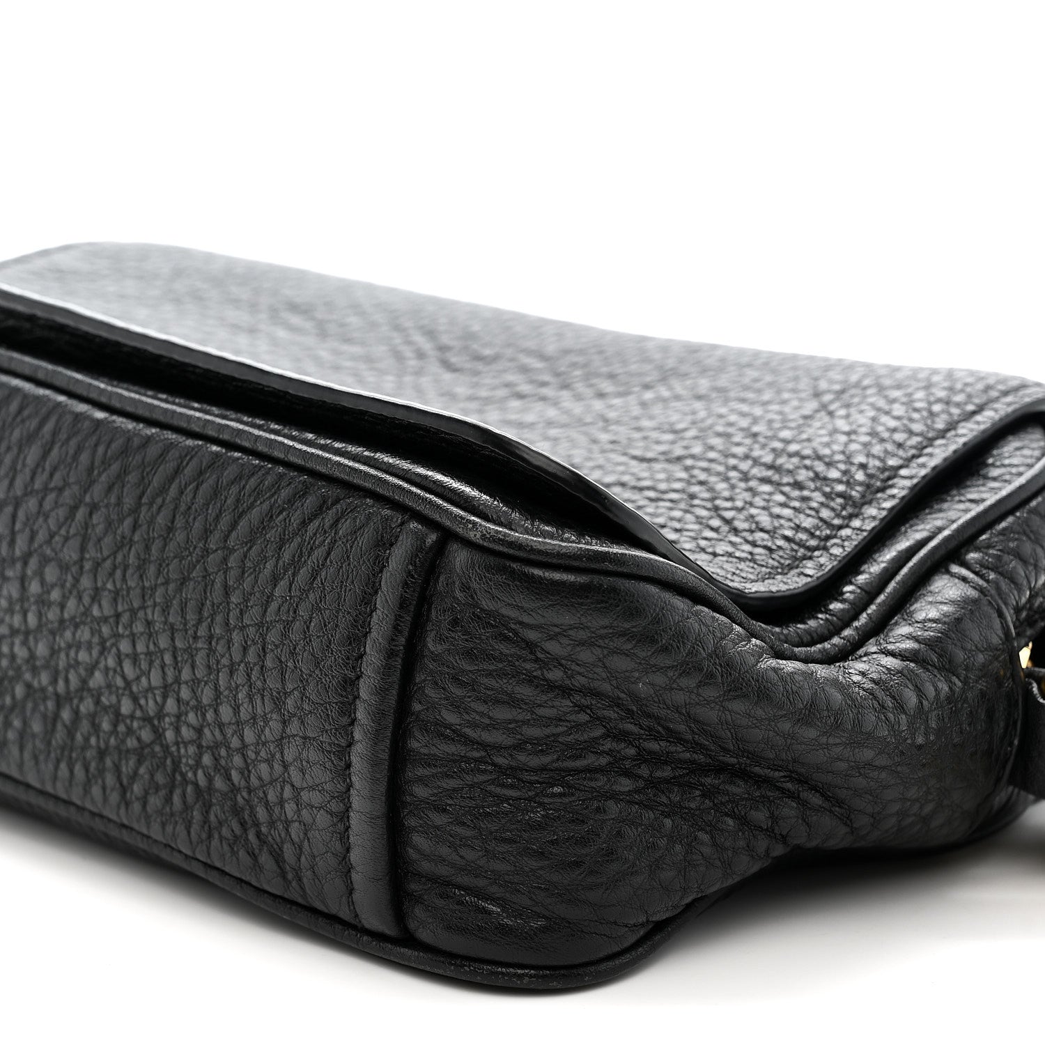 Vitello Phenix Crossbody Bag Black