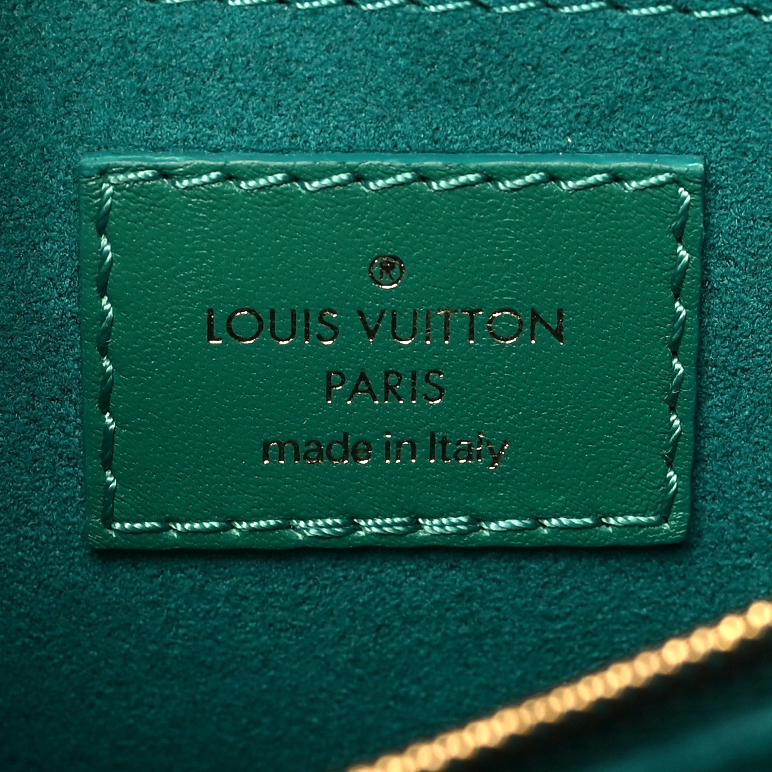 Calfskin New Wave Chain Bag MM NM Emerald