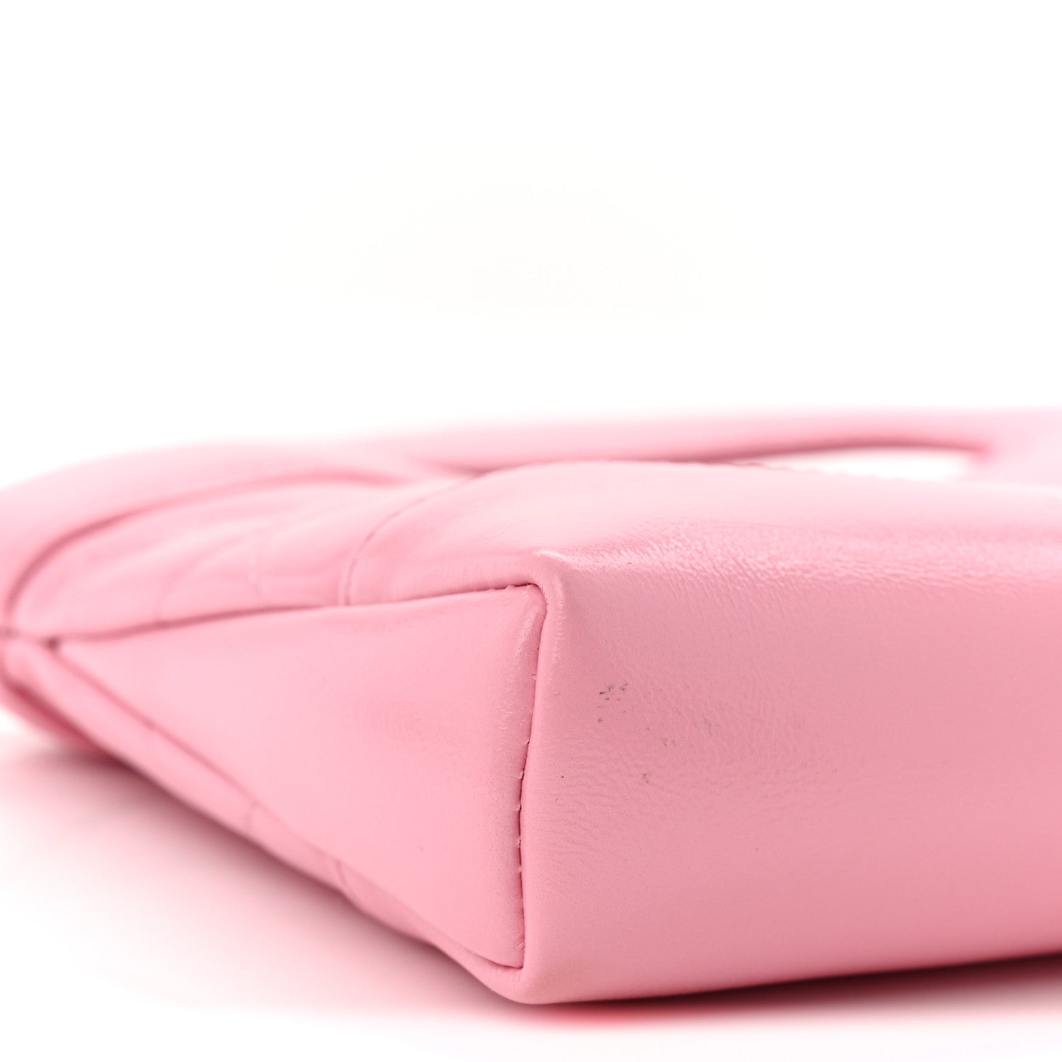 Shiny Lambskin Quilted Nano 31 Shopping Bag Pink