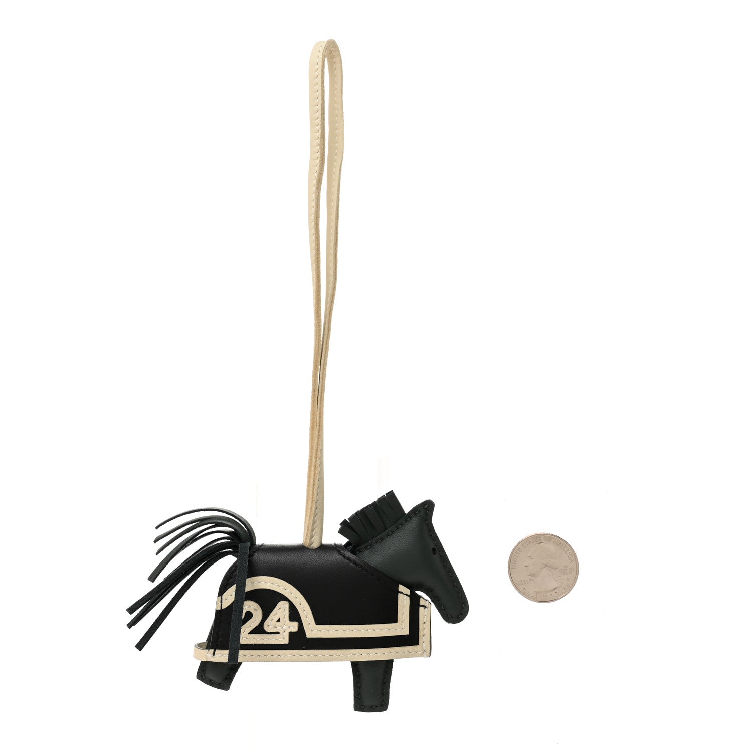 Milo Lambskin Grigri Rodeo Robeo Ceur Bag 24 Charm PM Vert Mangrove Black Craie