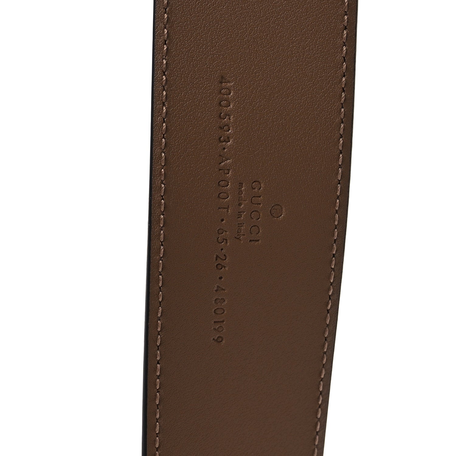 Calfskin Double G 40mm Belt 65 26 Porcelain Rose