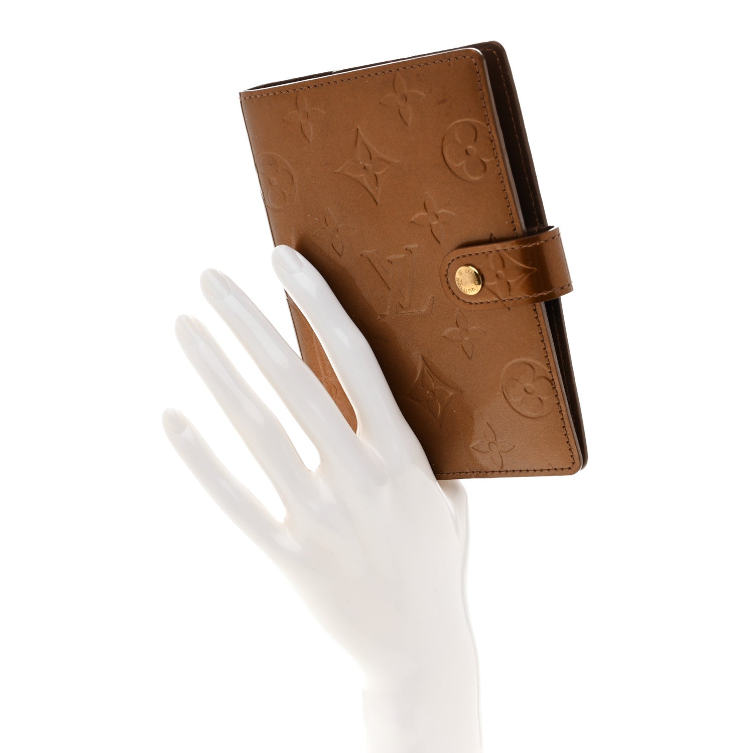 Vernis Small Ring Agenda Cover Bronze