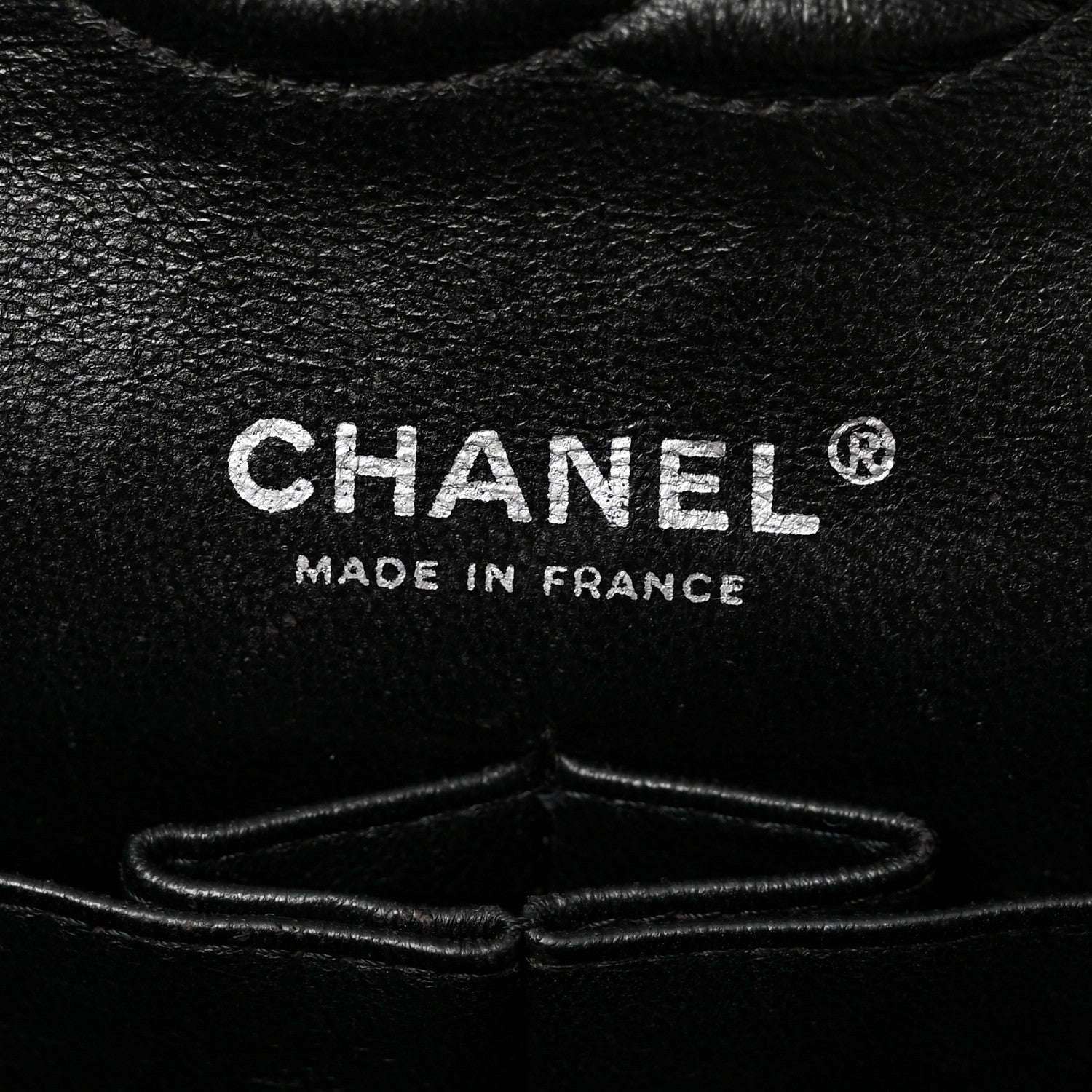 Patent Quilted Medium Double Flap Black