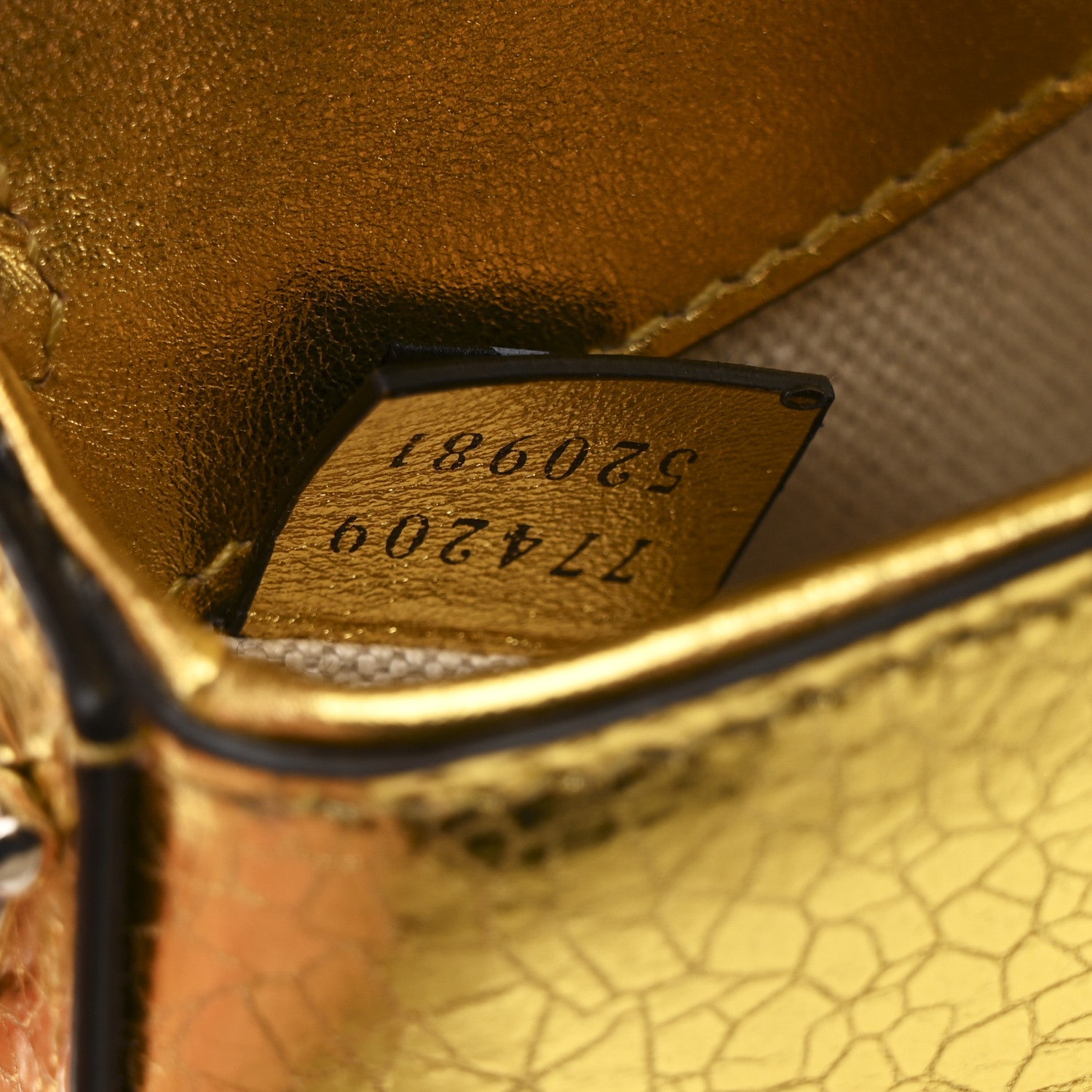 Metallic Calfskin Mini Horsebit 1955 Asymmetric Shoulder Bag Gold