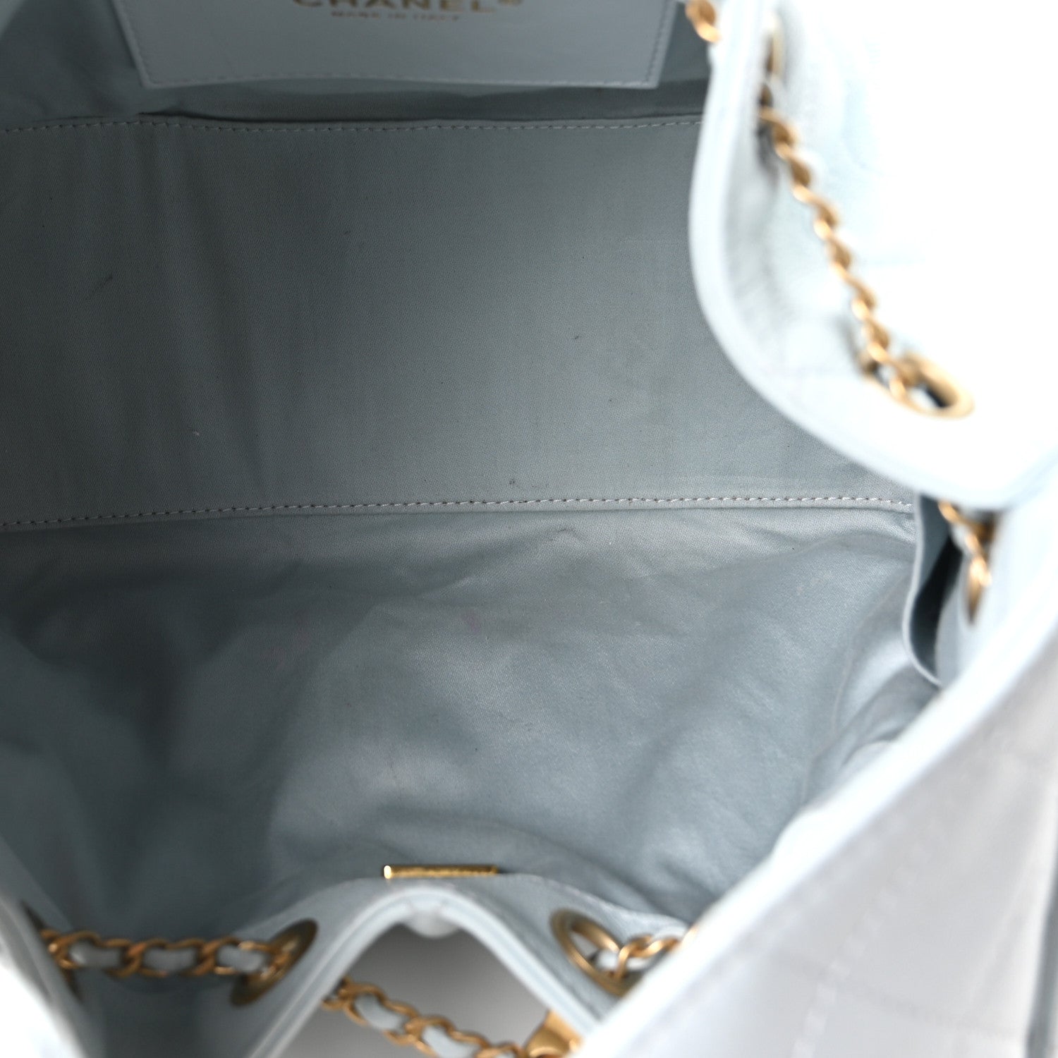 Caviar Quilted Small Chanel 25 Handbag Light Blue