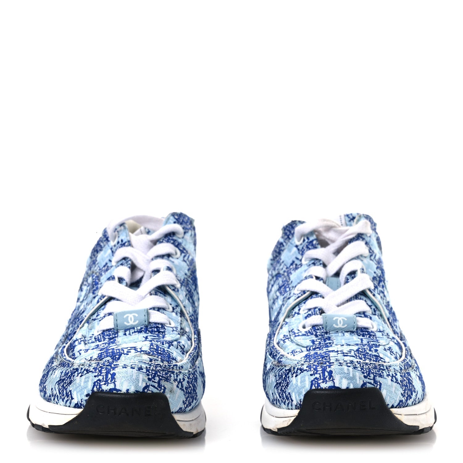 Tweed CC Sneakers 36.5 Blue White