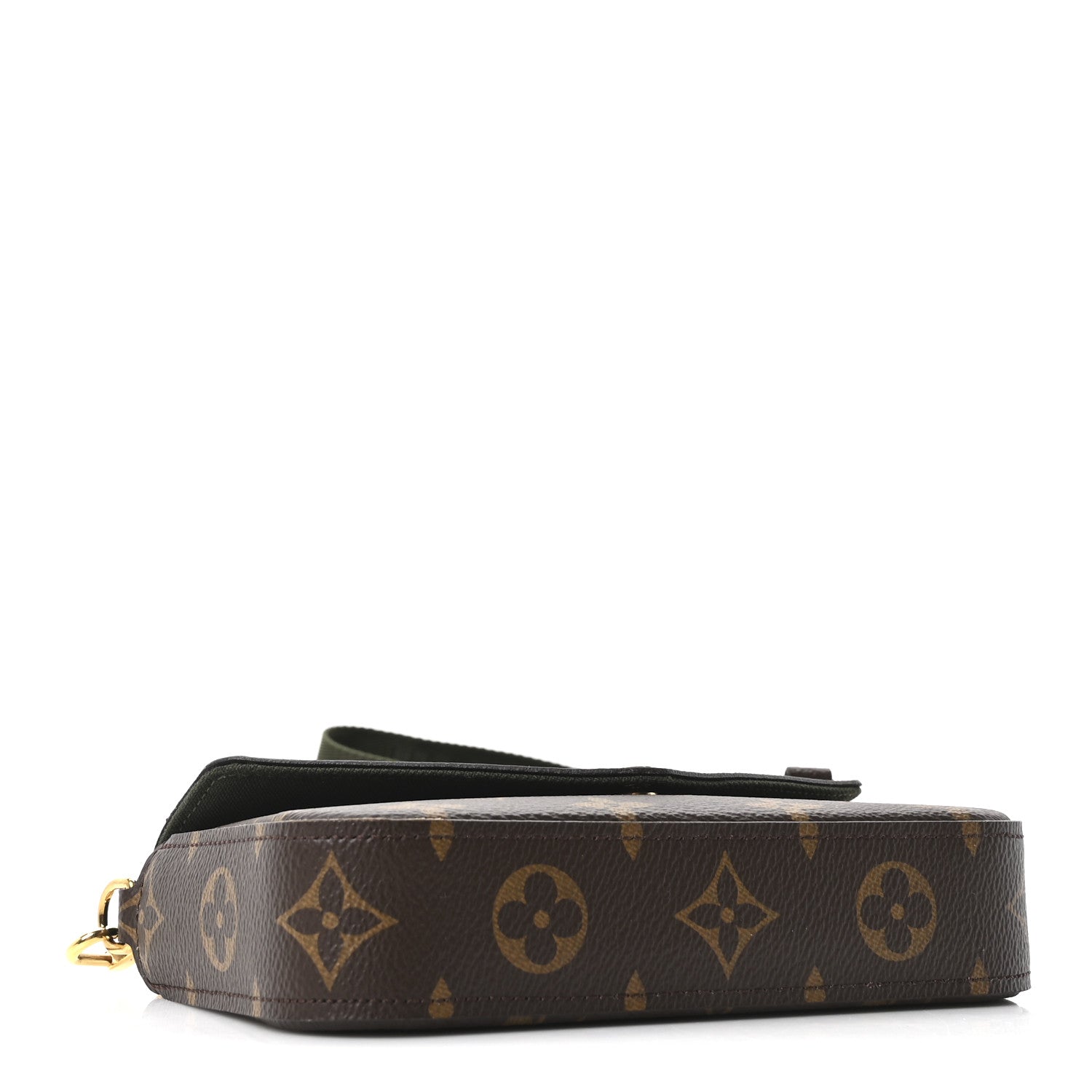 Monogram Felicie Strap & Go Kaki