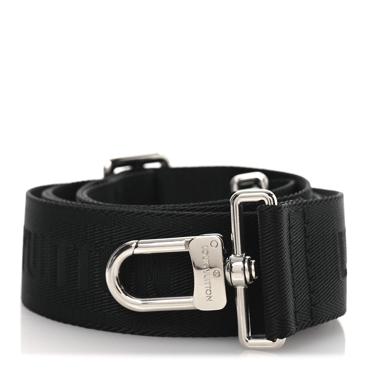 Nylon Alpha Messenger Strap Black Cactus Green