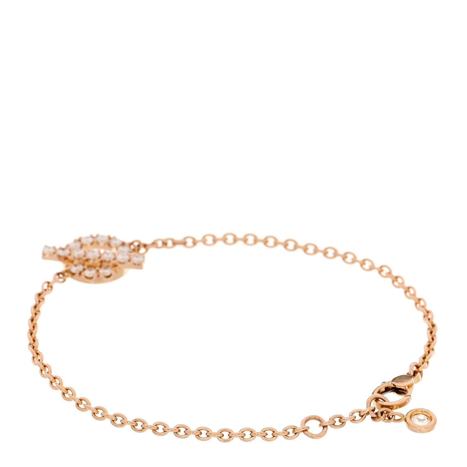 18K Rose Gold Diamond Finesse Bracelet SH