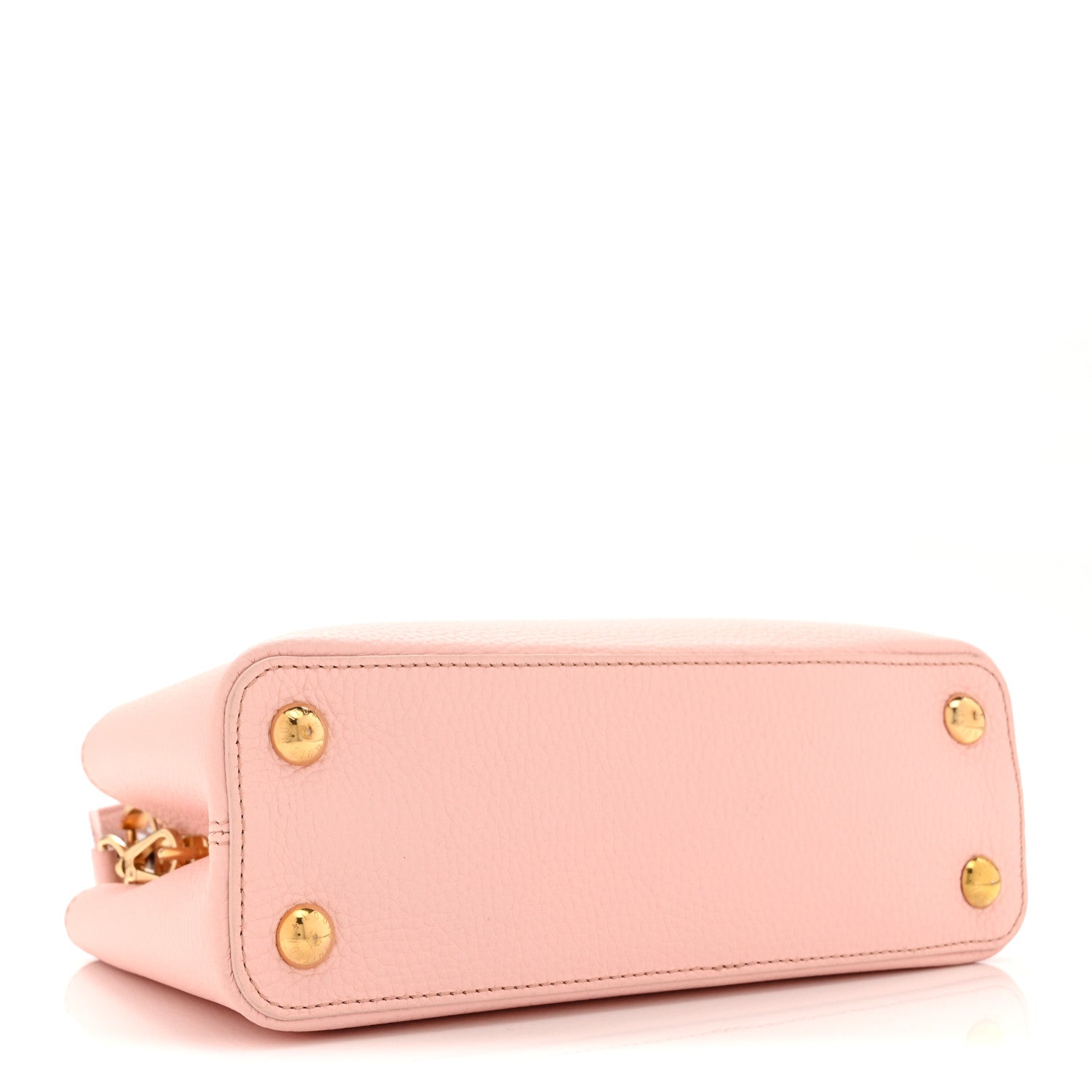 Taurillon Resin Murano Capucines BB Rose Jasmin