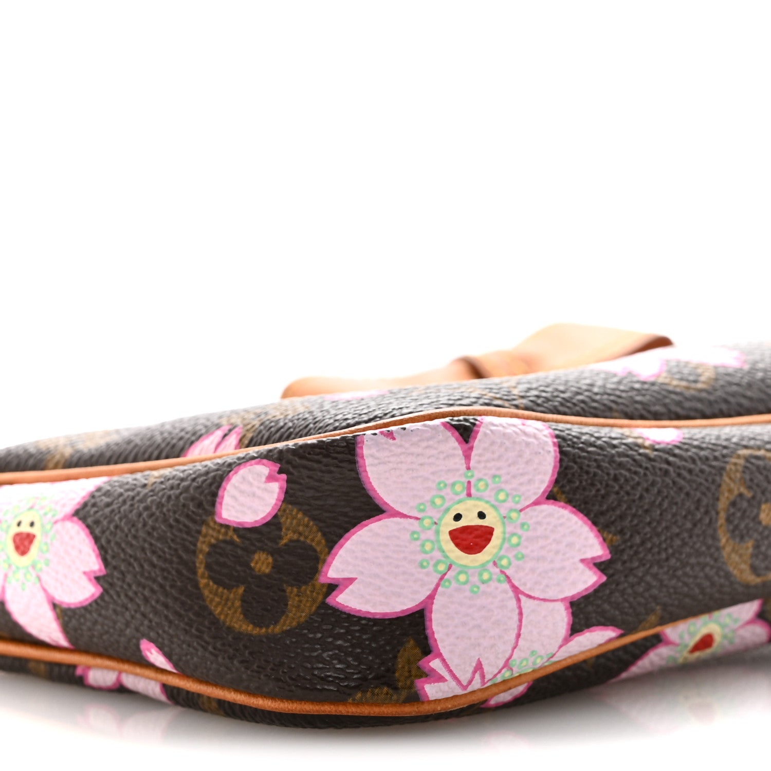 Monogram Cherry Blossom Pochette Accessories Brown