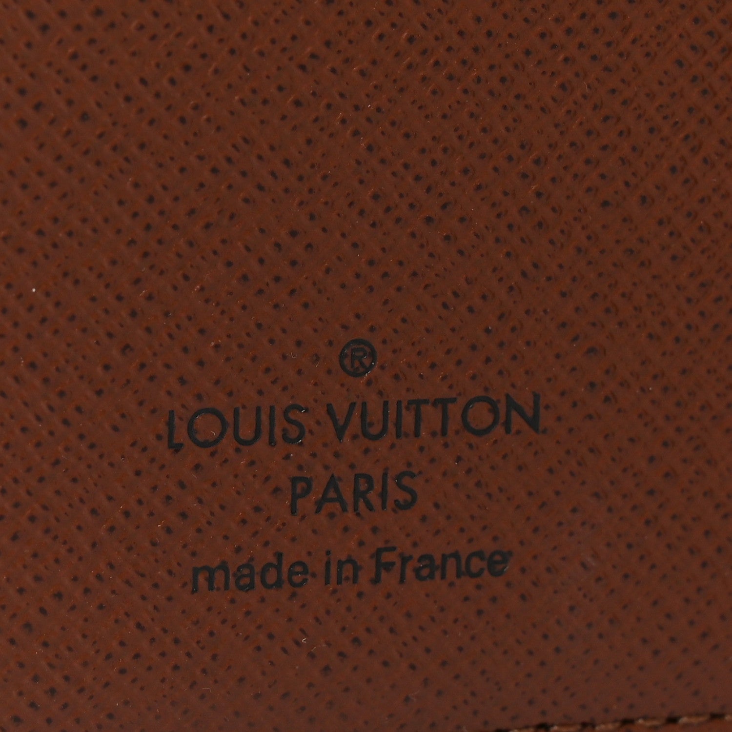 Monogram Pocket Agenda Cover