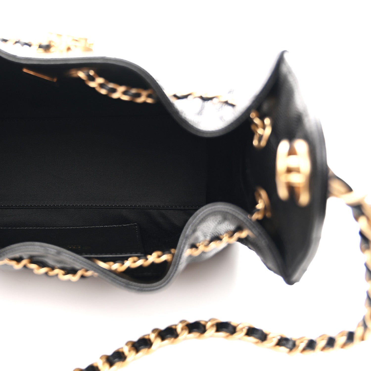 Caviar Quilted Mini Chanel 25 Handbag Black