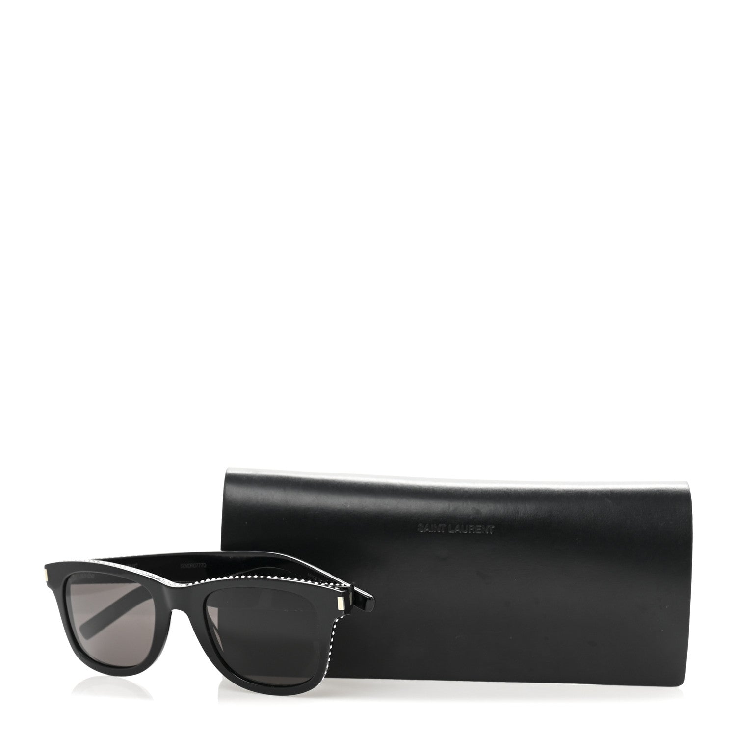 Acetate Studs SL51 Sunglasses Black
