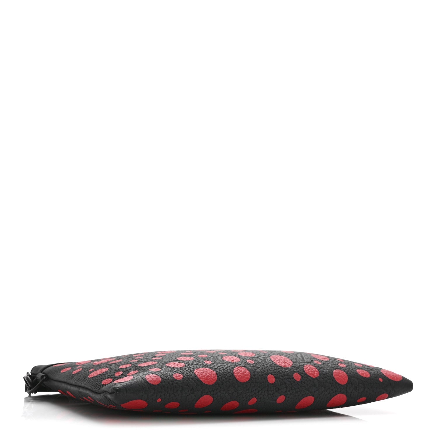 LV X YK Taurillon Monogram Pochette To-Go Black Red