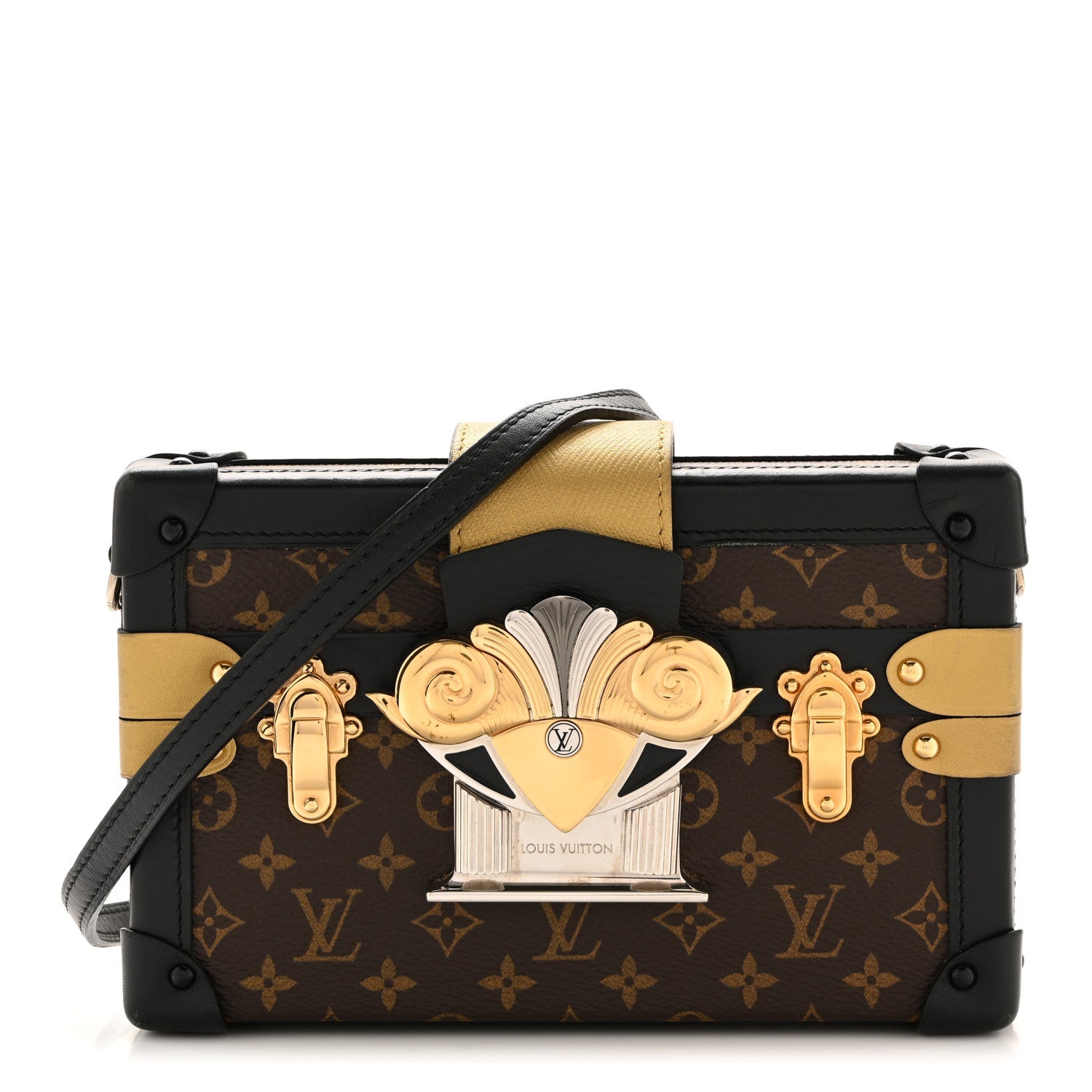 Monogram Column Petite Malle Black