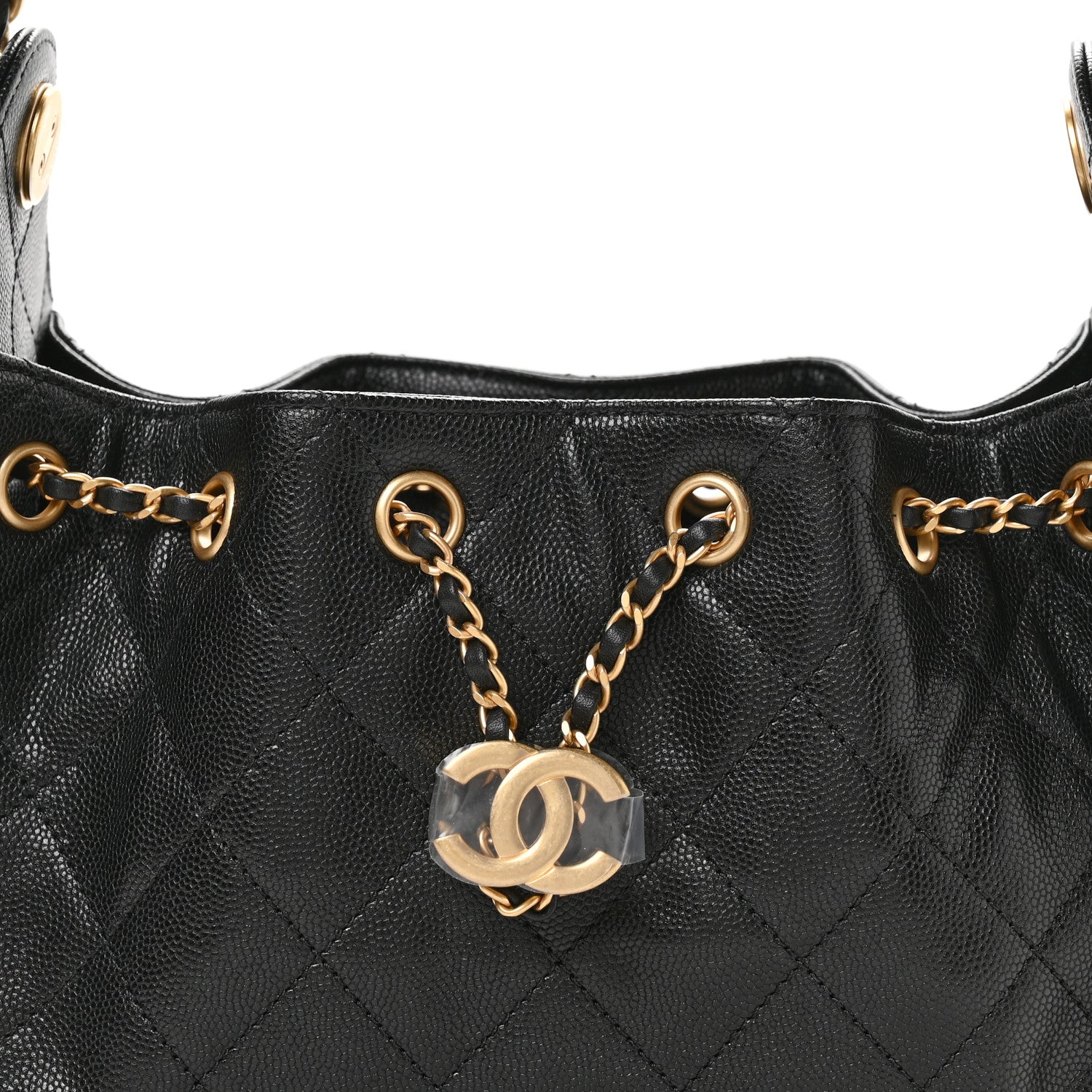 Caviar Quilted Mini Chanel 25 Handbag Black