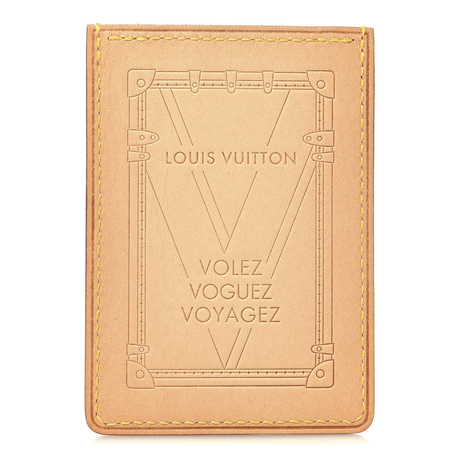 Vachetta Voyages Card Holder