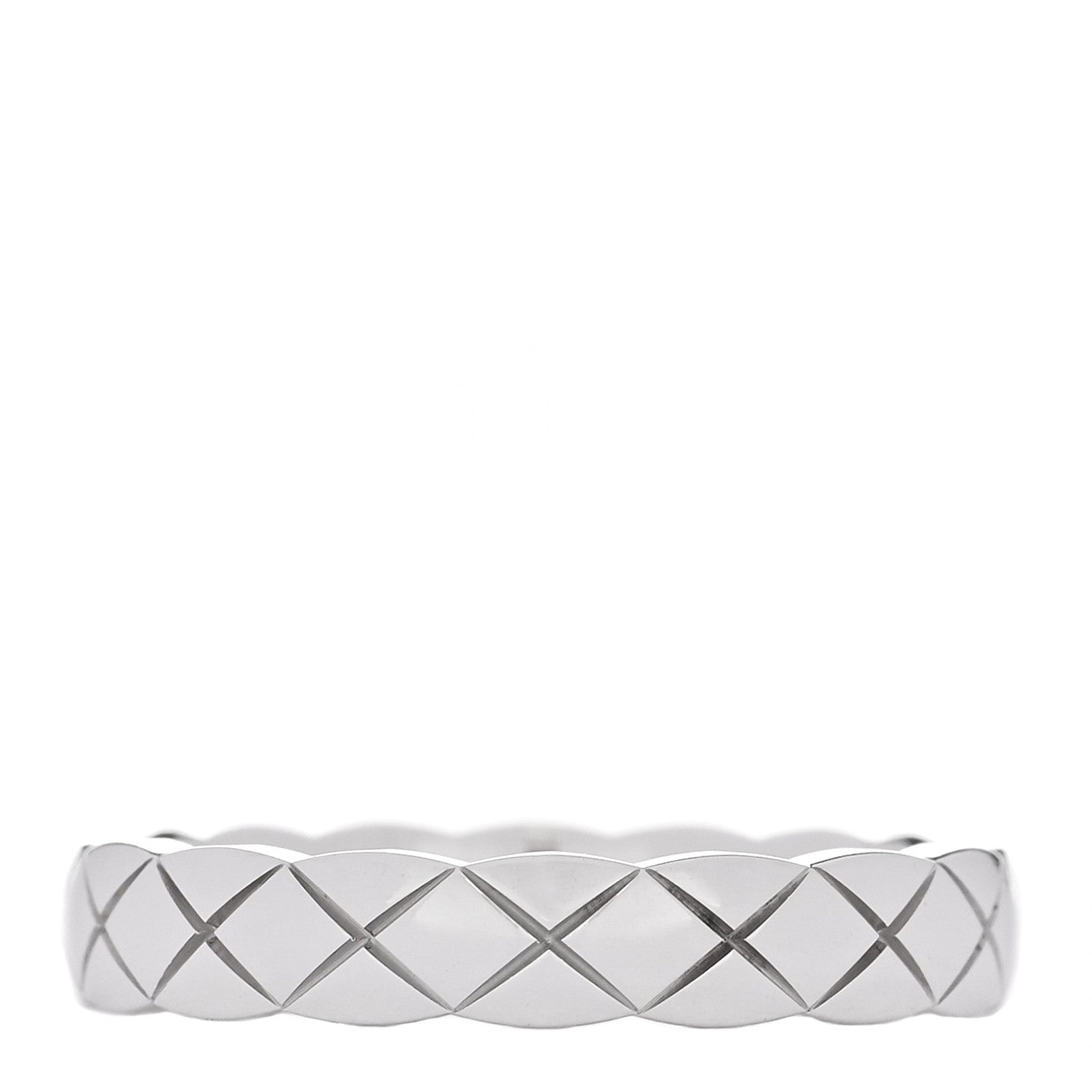 18K White Gold Mini Coco Crush Ring 45 3.25