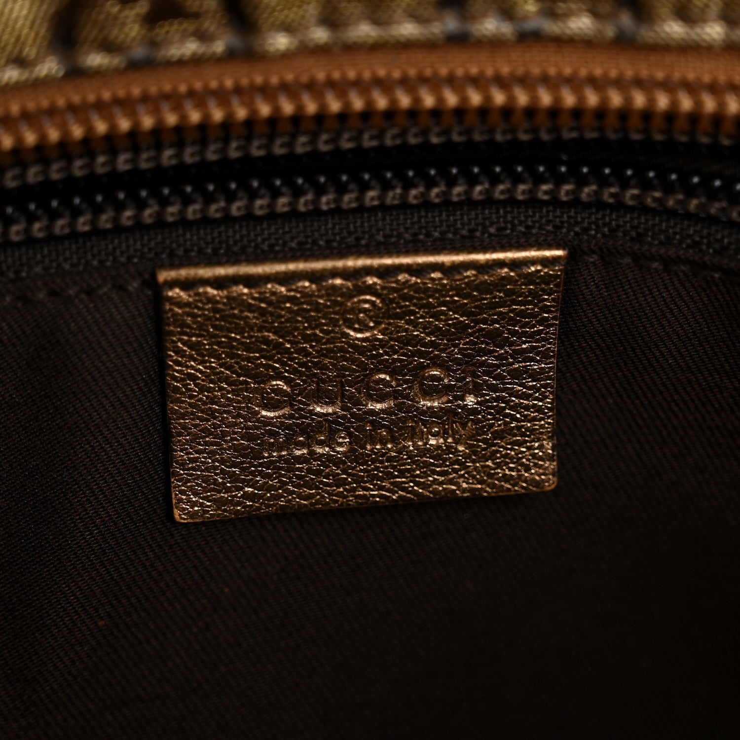 Crystal Monogram Web Small Flat Messenger Crossbody Bronze