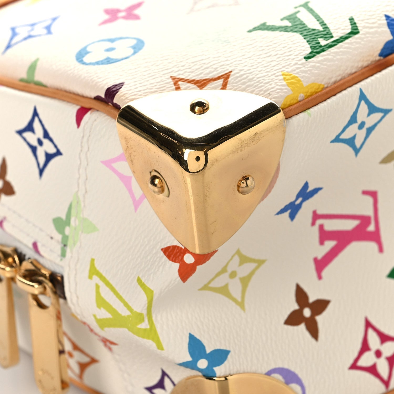 Monogram Multicolor Trouville White