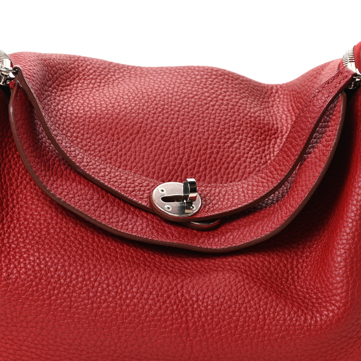 Taurillon Clemence Lindy 34 Rouge Garance