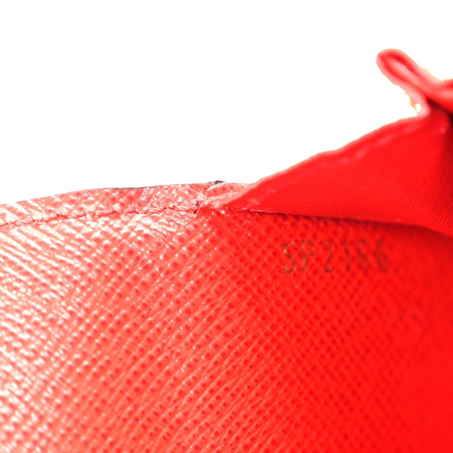 Monogram Sarah Multicartes Coquelicot