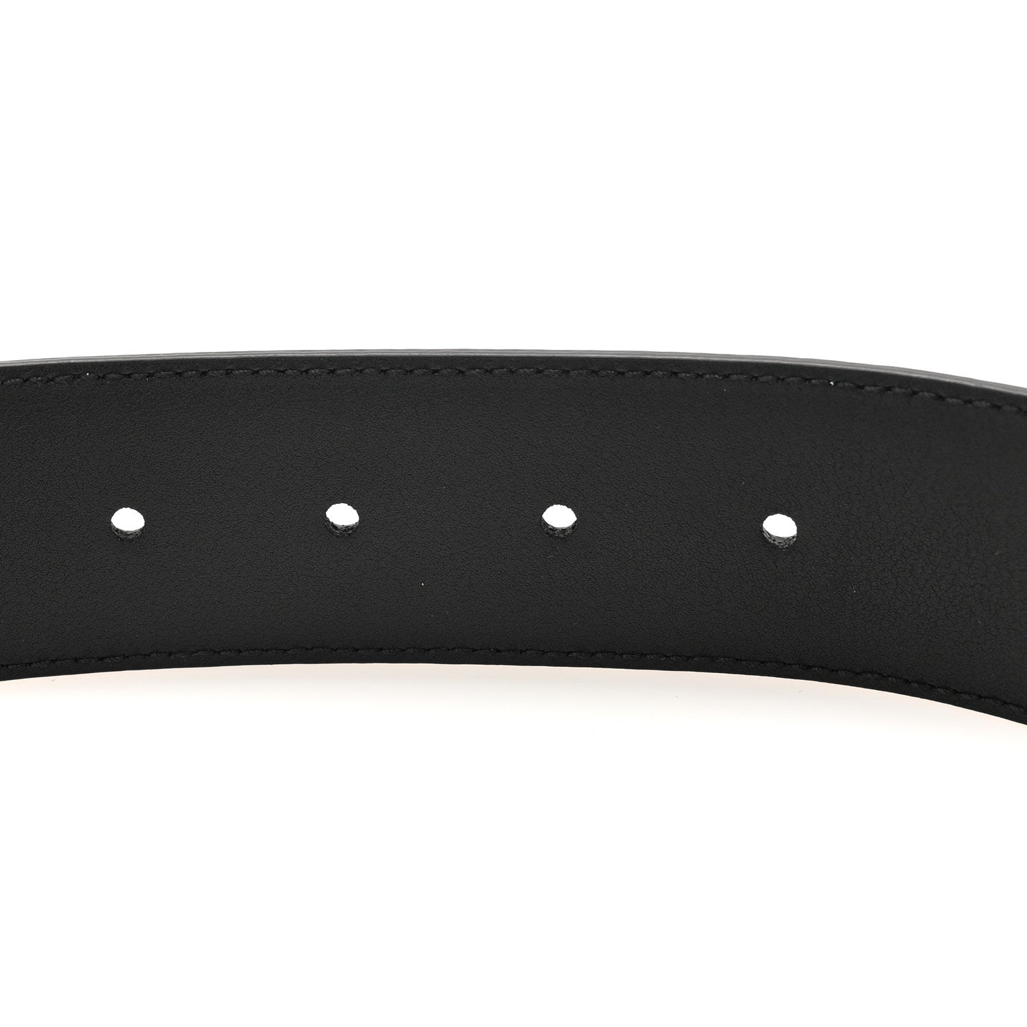 Textured Dollar Calfskin 40mm Belt 85 34 Black