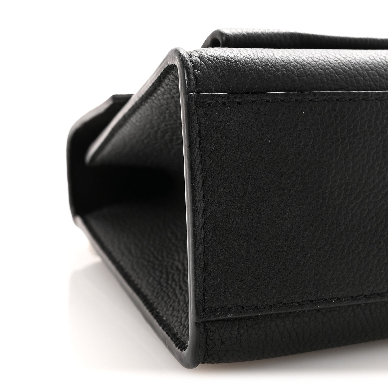 Soft Calfskin My Lockme Chain Bag BB Black