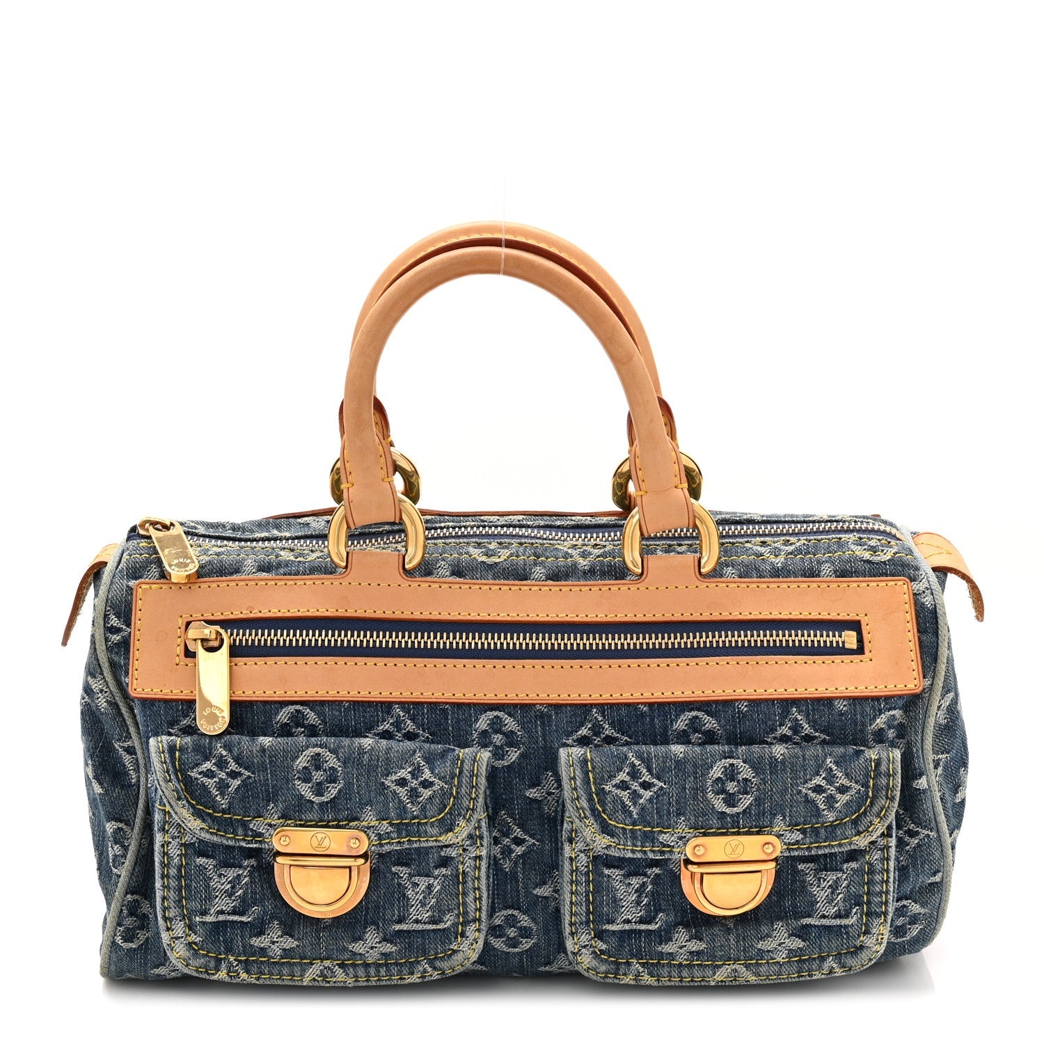 Monogram Denim Neo Speedy Blue