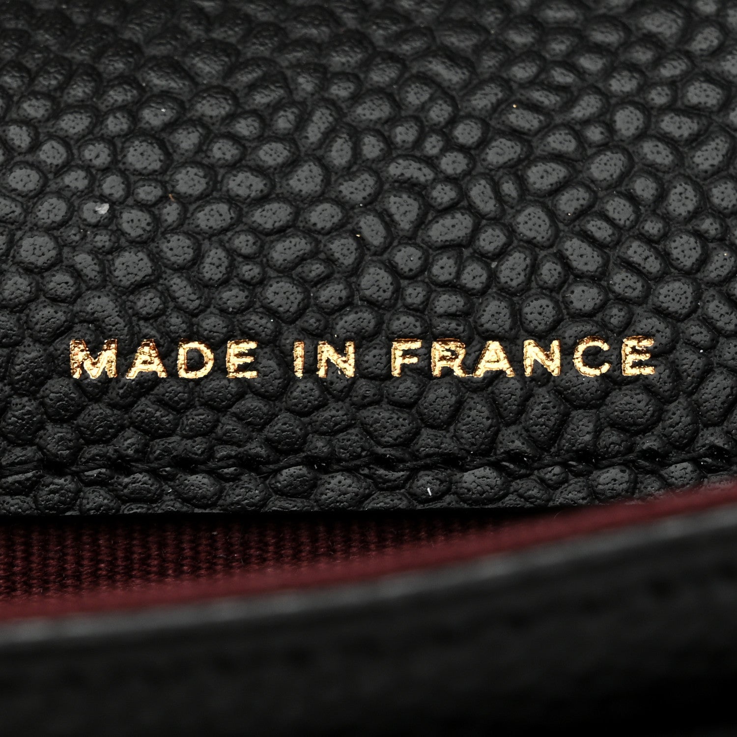 Caviar Quilted Flap Card Holder Wallet Black