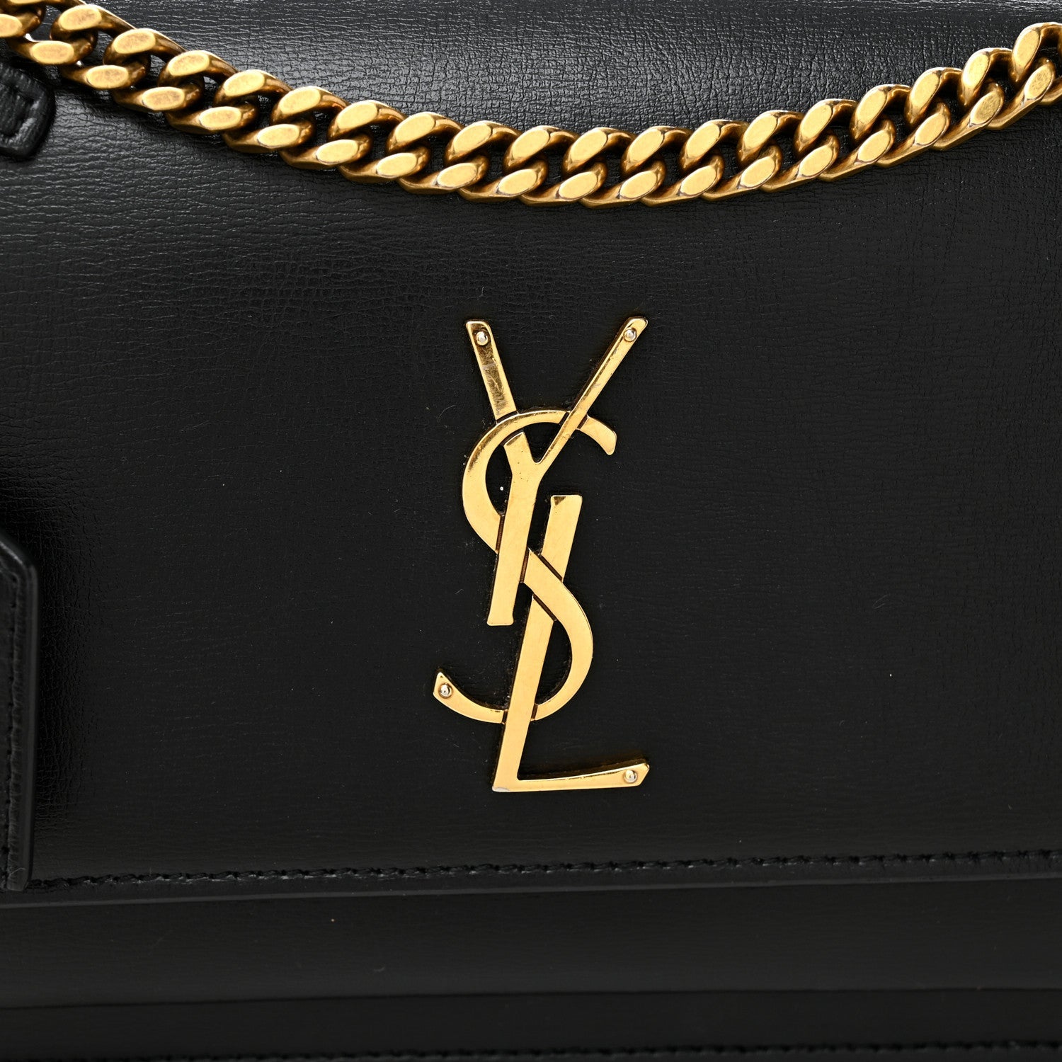 Calfskin Medium Monogram Sunset Black