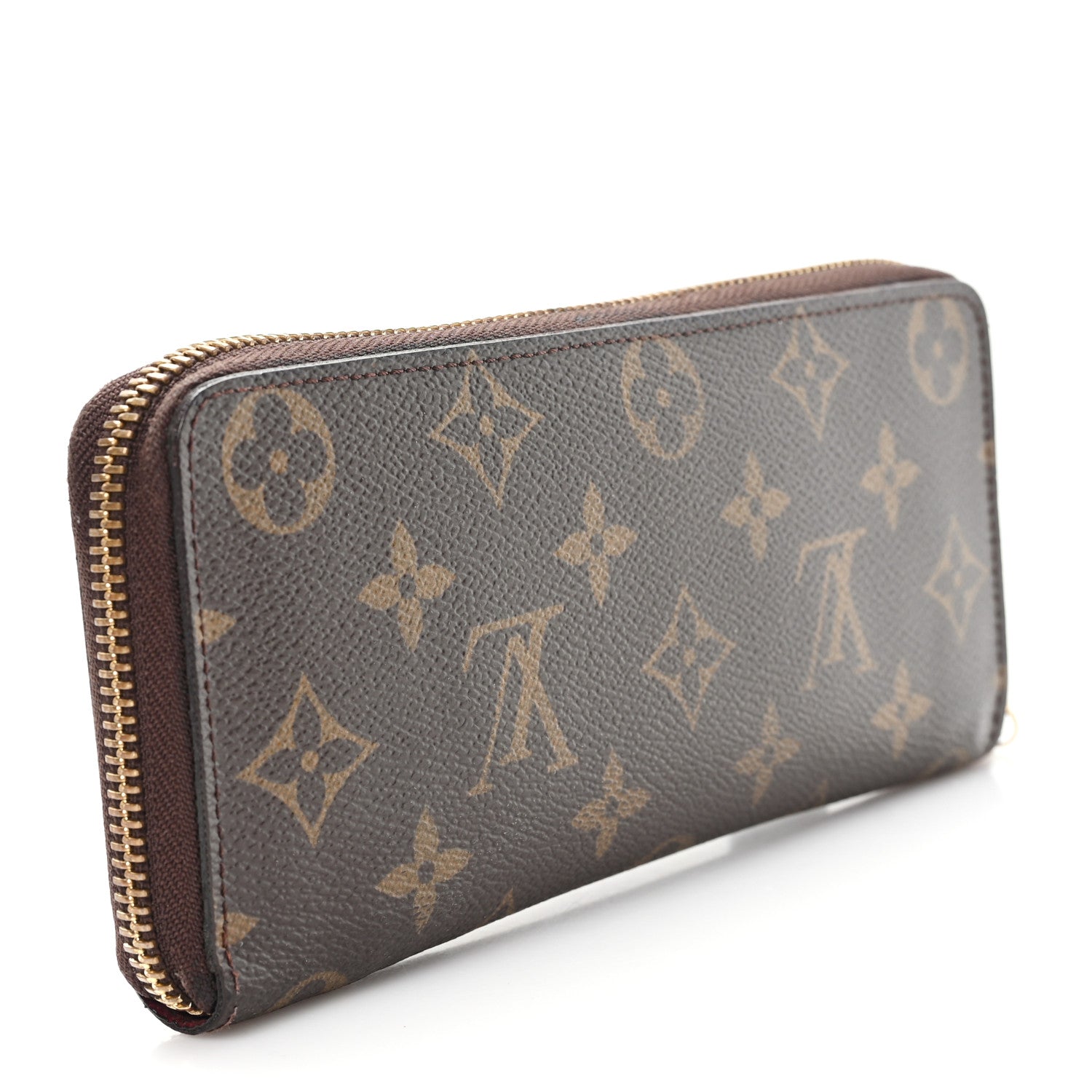 Monogram Clemence Wallet Fuchsia