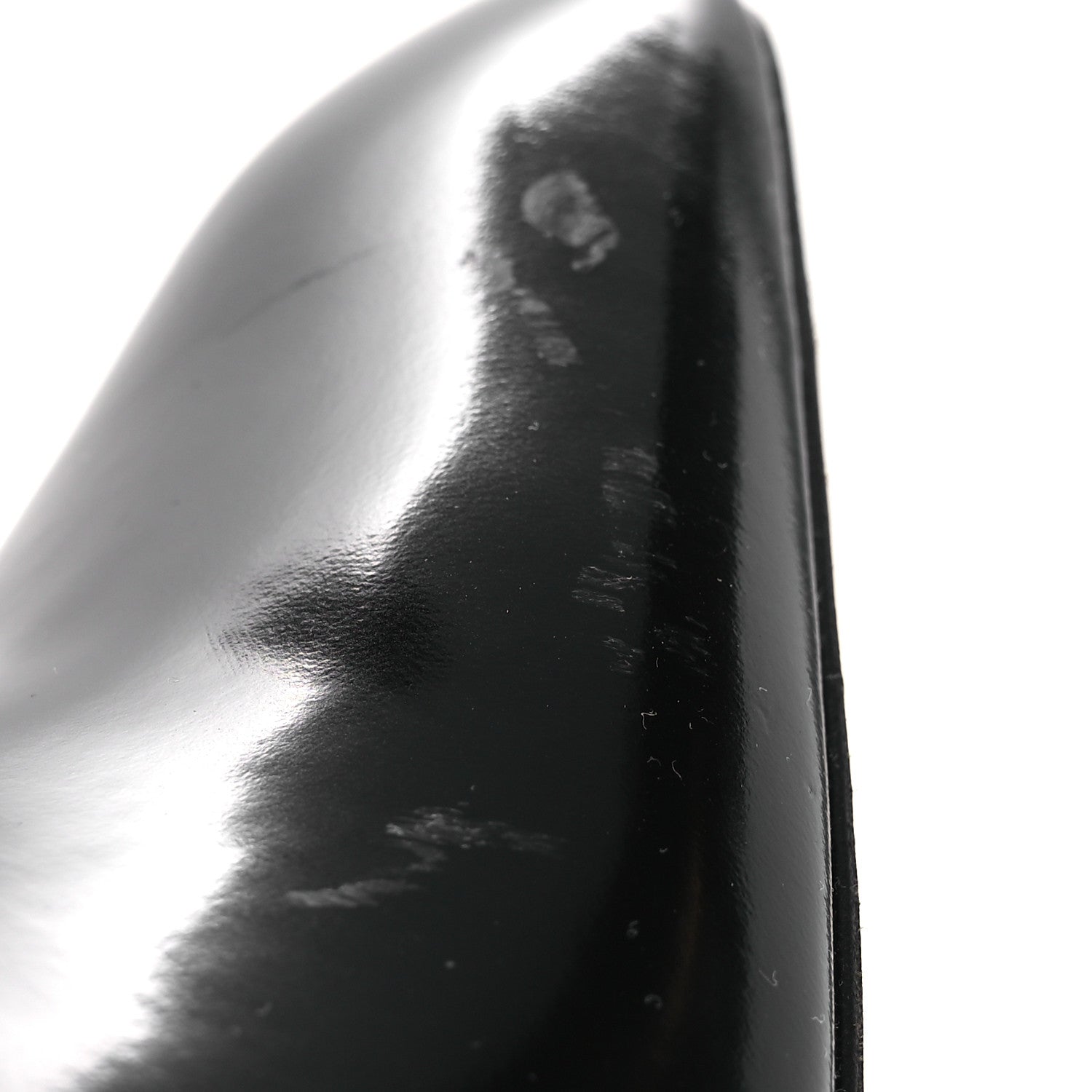 Glazed Calfskin Auteuil 105mm Zip Boots 38 Black