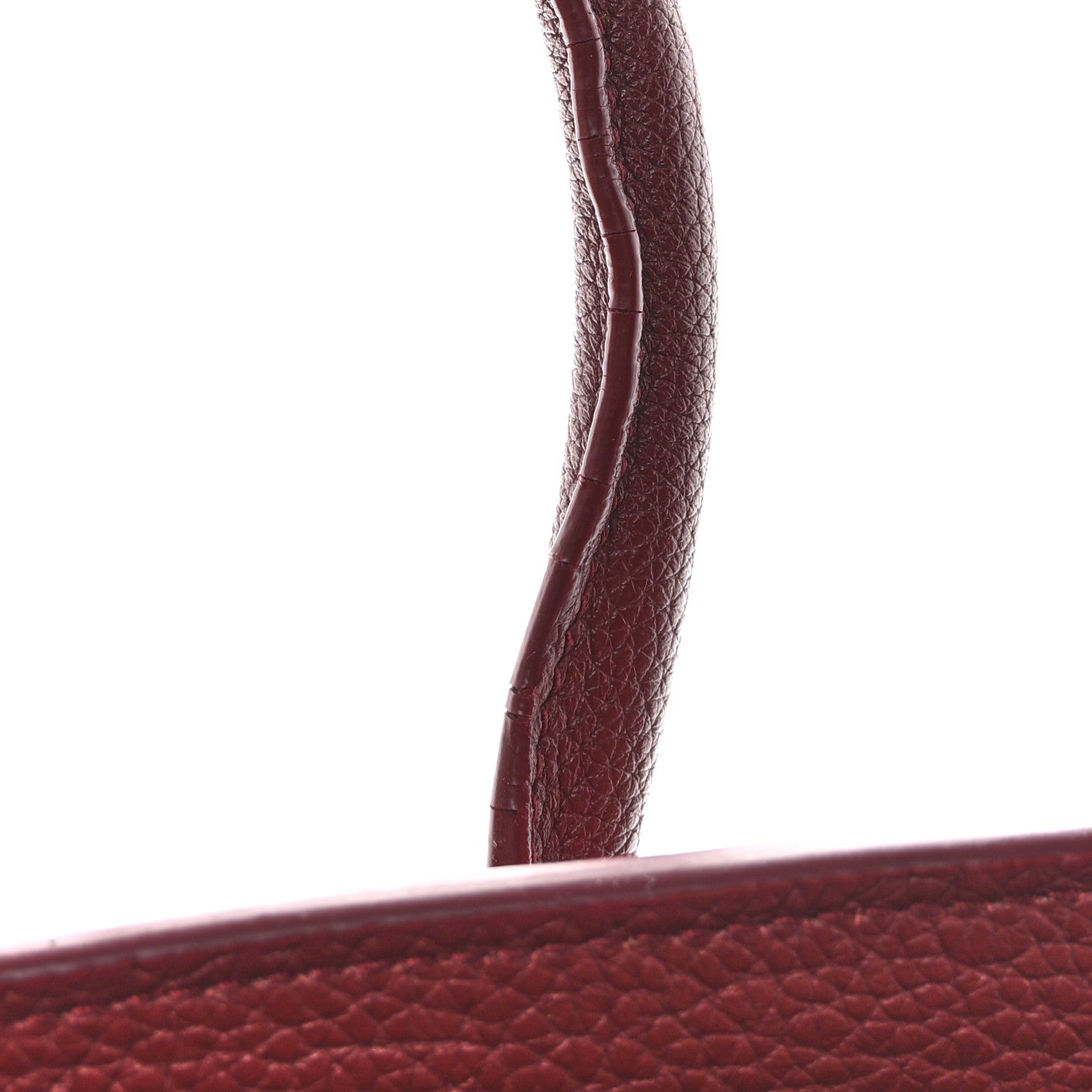 Grained Calfskin Small Supple Sac De Jour Dark Pallisandre